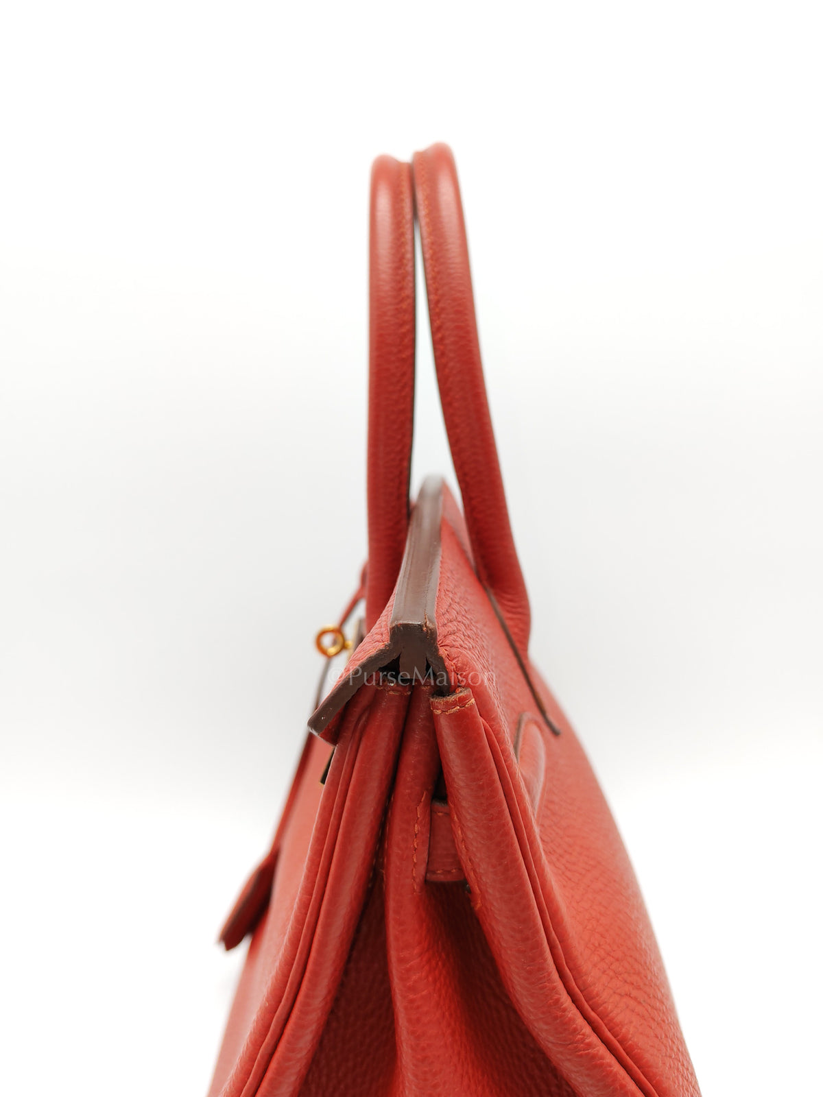 Birkin 30 in Red Togo Leather Gold Hardware Stamp T(2016) | Purse Maison Luxury Bags Shop