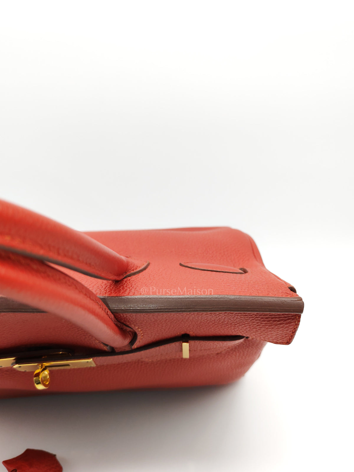 Birkin 30 in Red Togo Leather Gold Hardware Stamp T(2016) | Purse Maison Luxury Bags Shop