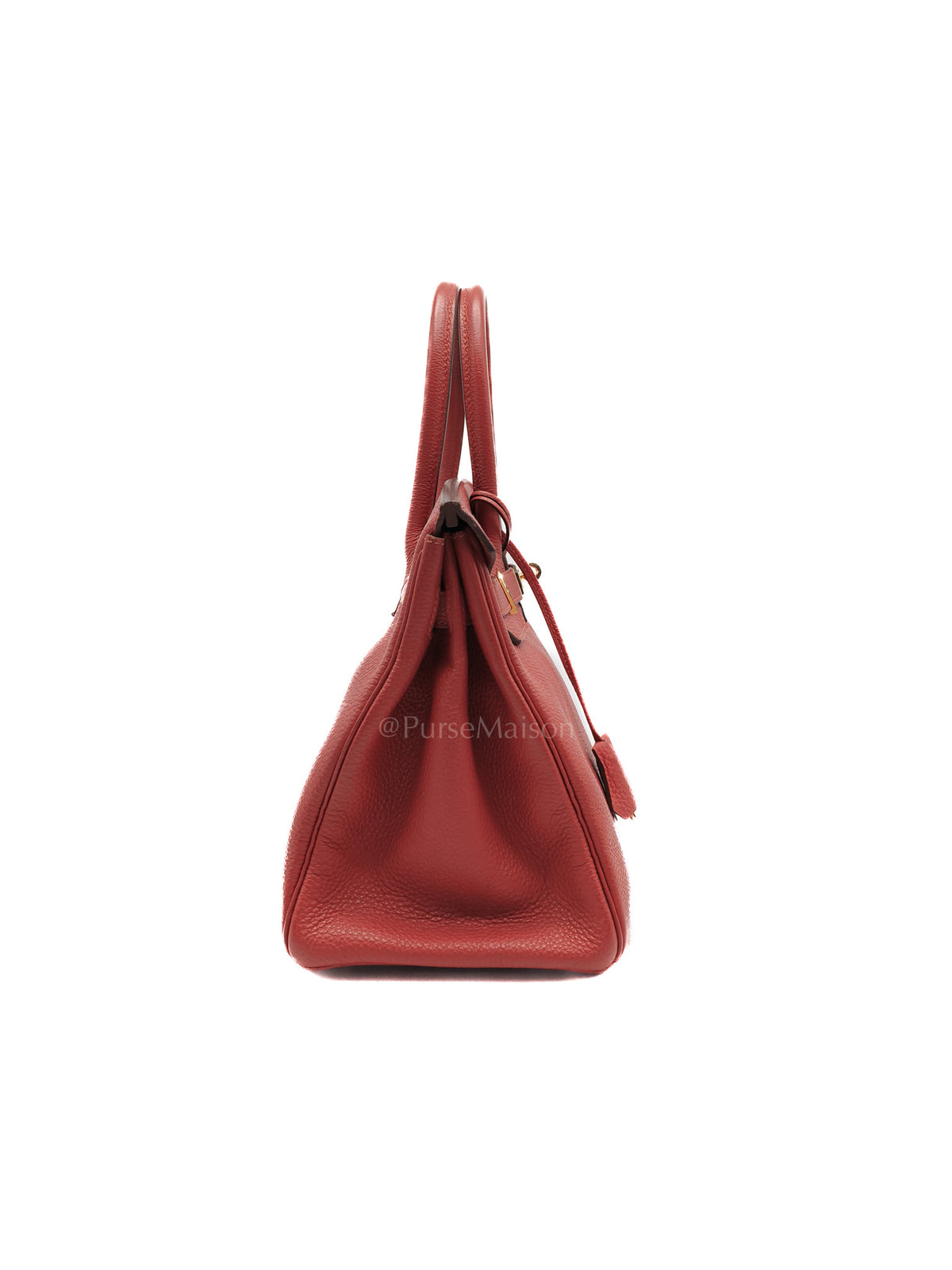 Birkin 30 in Red Togo Leather Gold Hardware Stamp T(2016) | Purse Maison Luxury Bags Shop