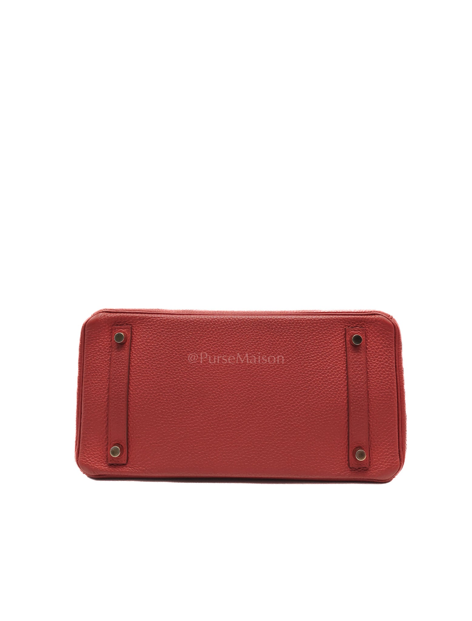 Birkin 30 in Red Togo Leather Gold Hardware Stamp T(2016) | Purse Maison Luxury Bags Shop