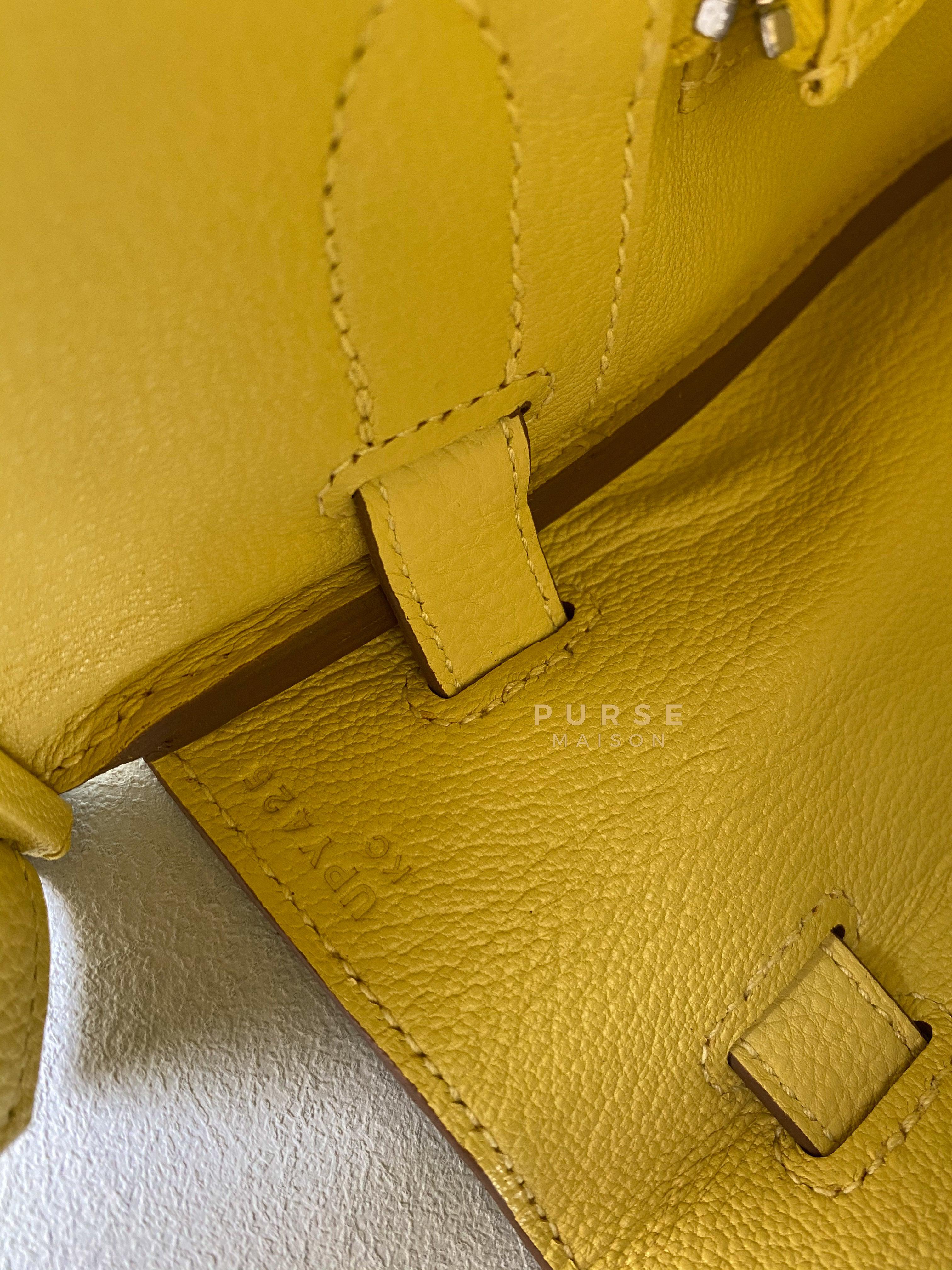 Hermes Birkin 30 Jaune Poussin Togo and Palladium Hardware (Stamp U) | Purse Maison Luxury Bags Shop
