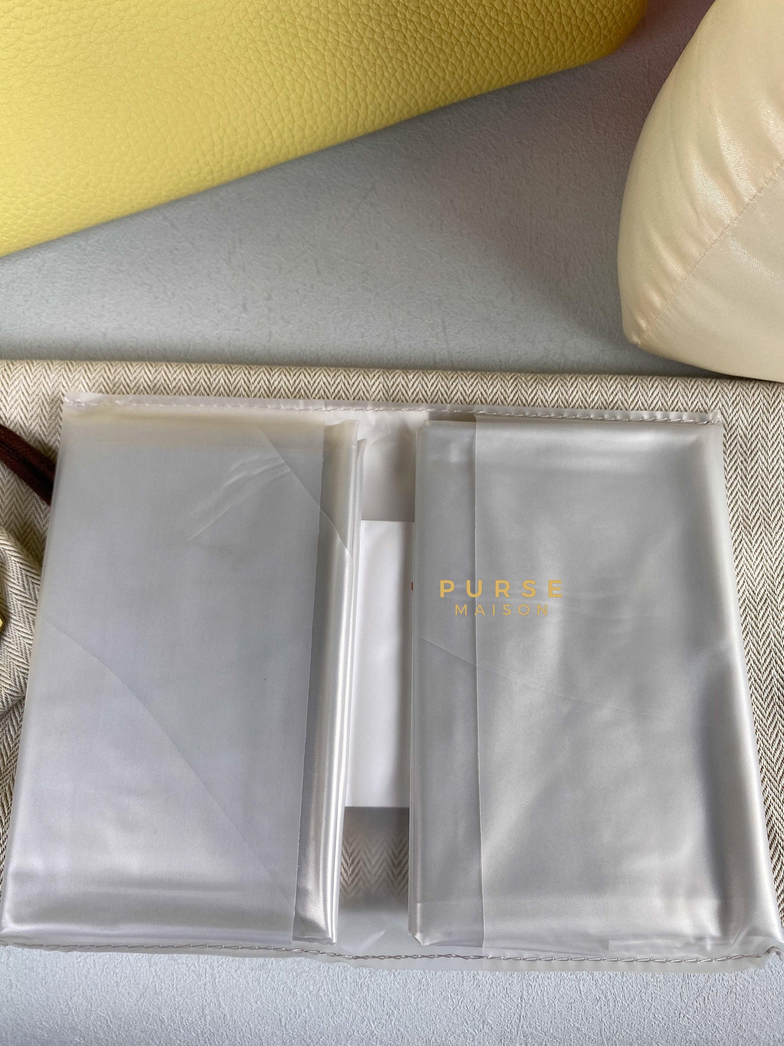 Hermes Birkin 30 Jaune Poussin Togo and Palladium Hardware (Stamp U) | Purse Maison Luxury Bags Shop