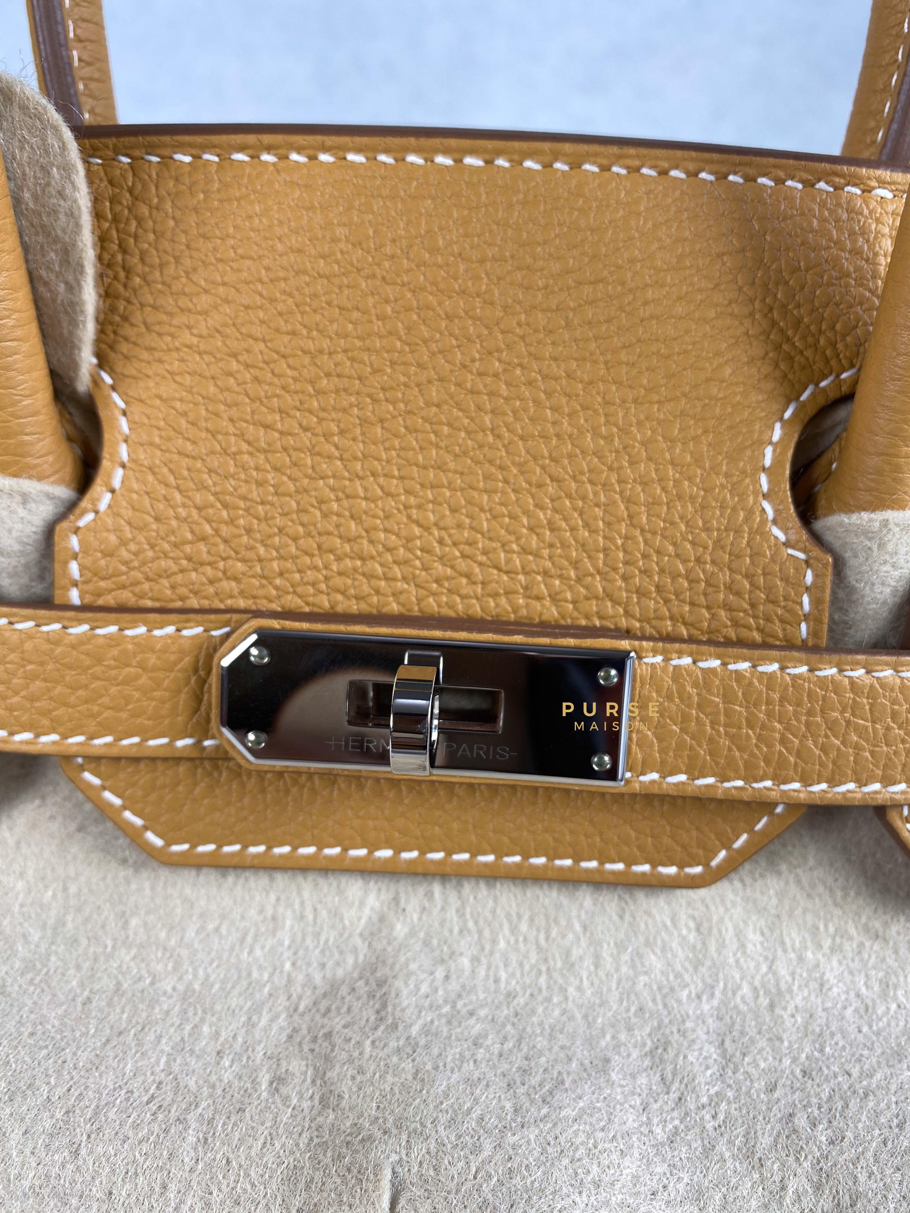 Hermes Birkin 30 Naturel Sable Togo and Palladium Hardware (Stamp B) | Purse Maison Luxury Bags Shop