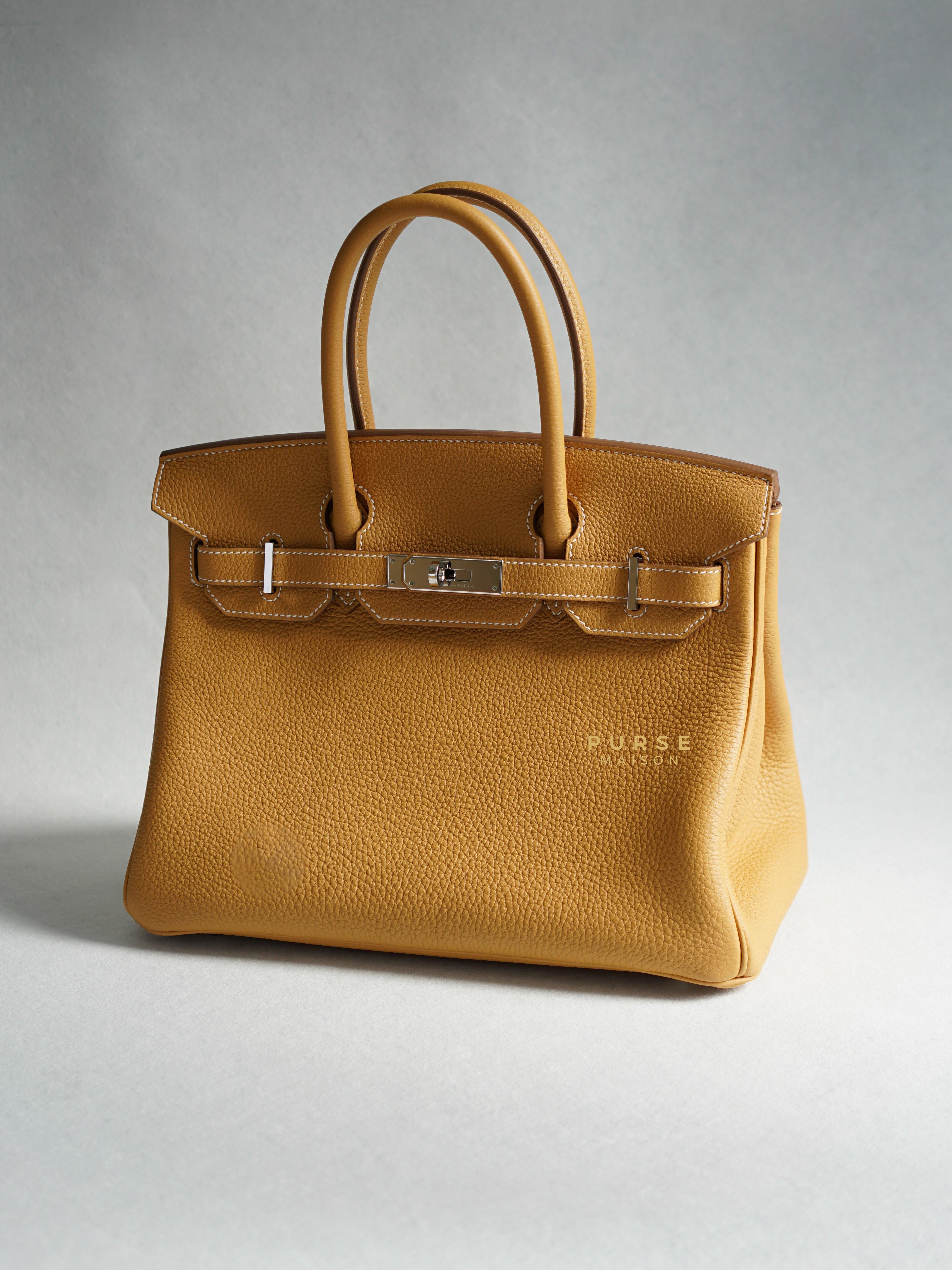 Hermes Birkin 30 Naturel Sable Togo and Palladium Hardware (Stamp B) | Purse Maison Luxury Bags Shop