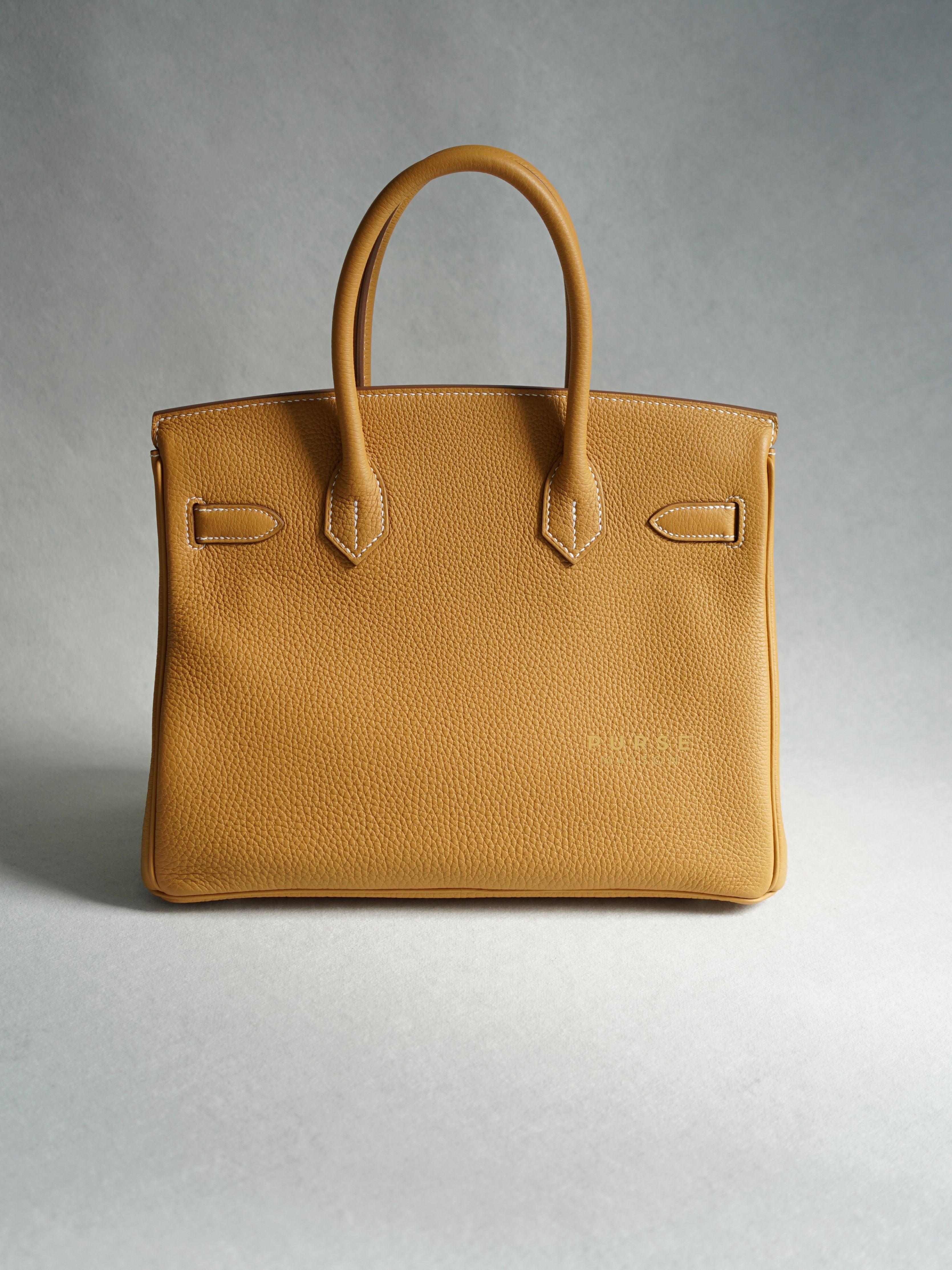 Hermes Birkin 30 Naturel Sable Togo and Palladium Hardware (Stamp B) | Purse Maison Luxury Bags Shop