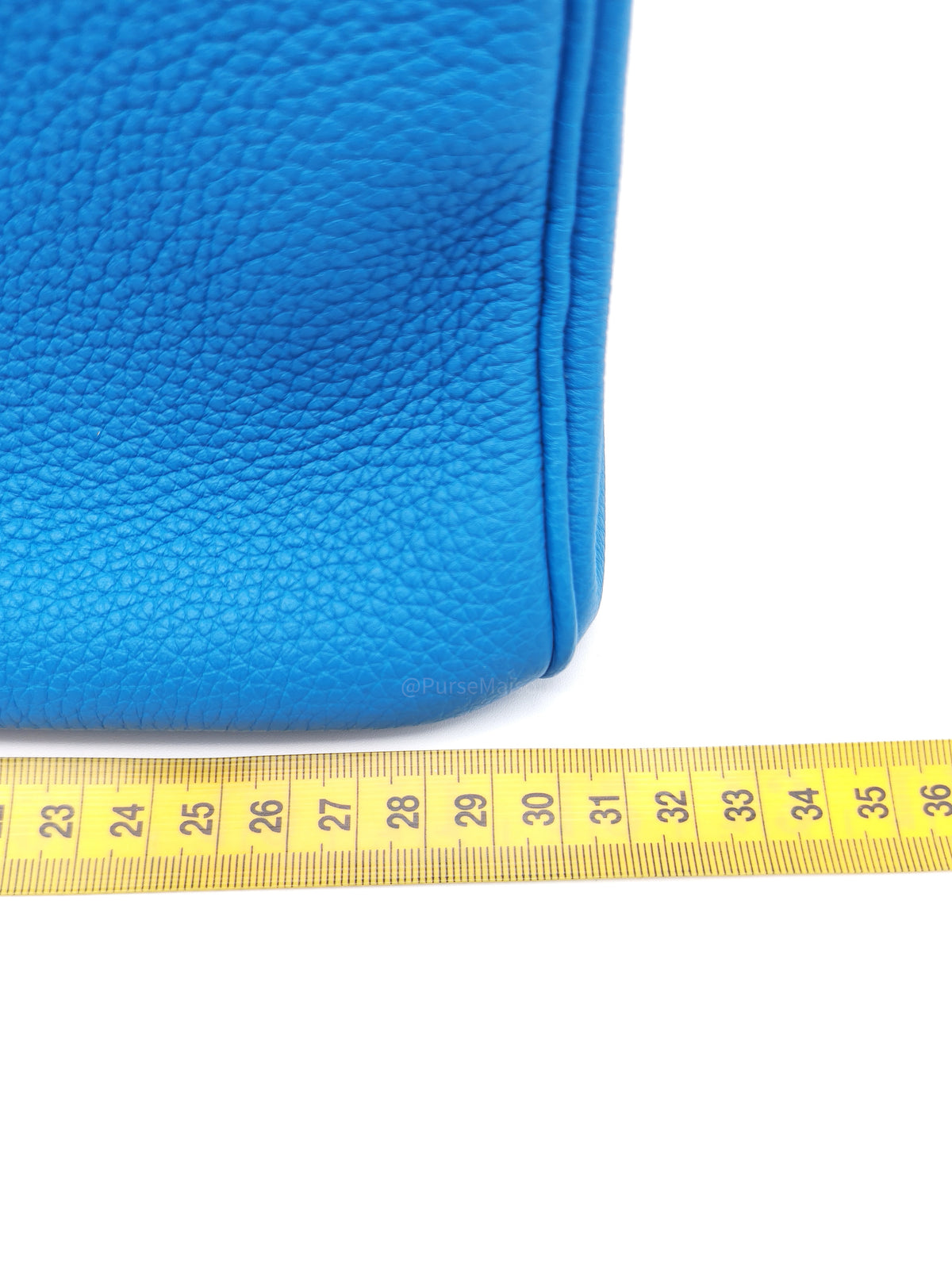 Hermes Birkin 30 Retourne Dual Color in Blue Zanzibar Verso and Milachite Togo Leather Palladium Hardware Stamp A(2017) | Purse Maison Luxury Bags Shop