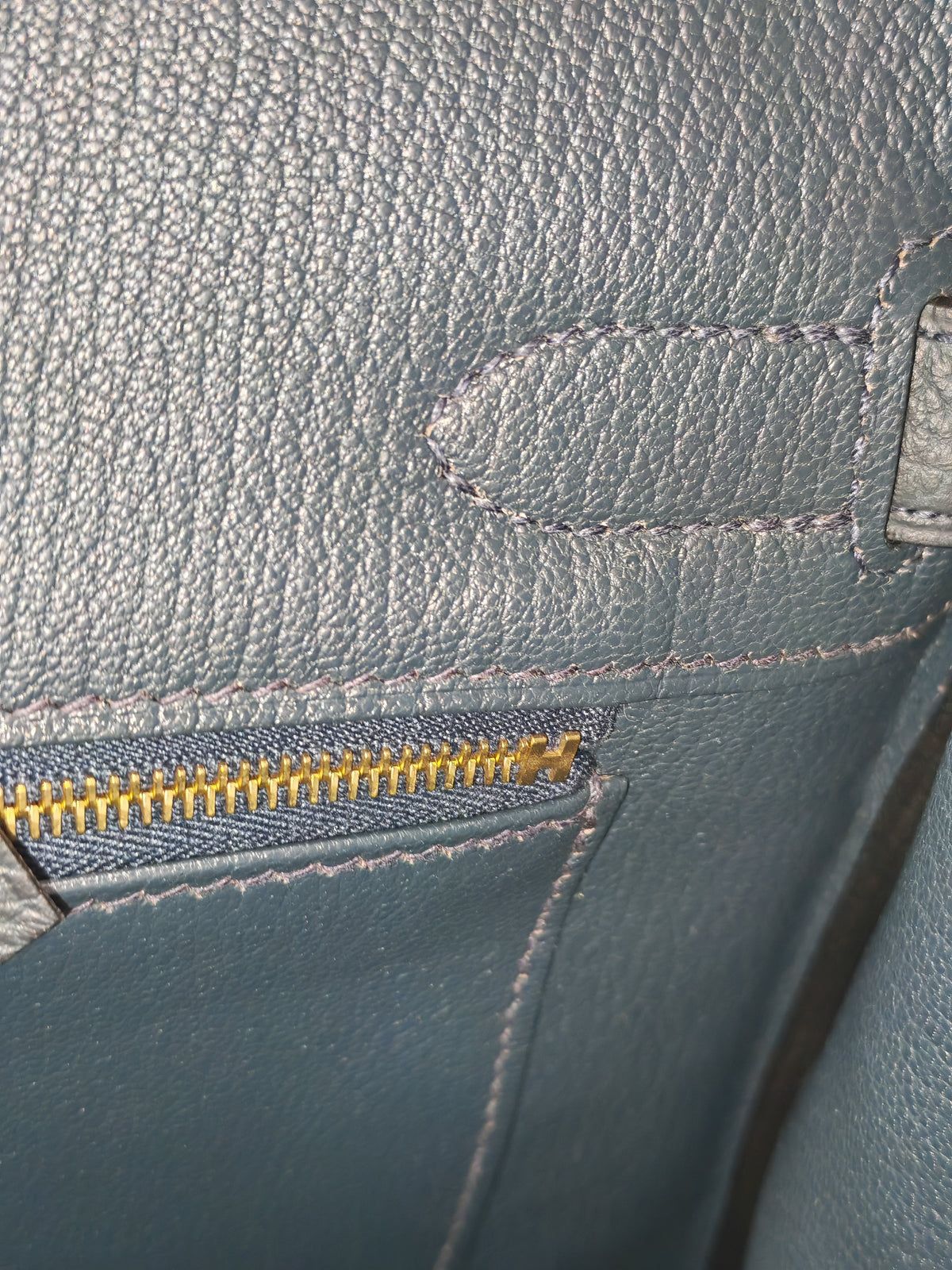 Hermes Birkin 30 Retourne in Vert Rousseau Togo Leather and Gold Hardware Stamp D (2019) | Purse Maison Luxury Bags Shop