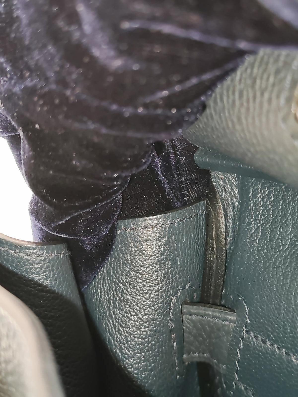 Hermes Birkin 30 Retourne in Vert Rousseau Togo Leather and Gold Hardware Stamp D (2019) | Purse Maison Luxury Bags Shop