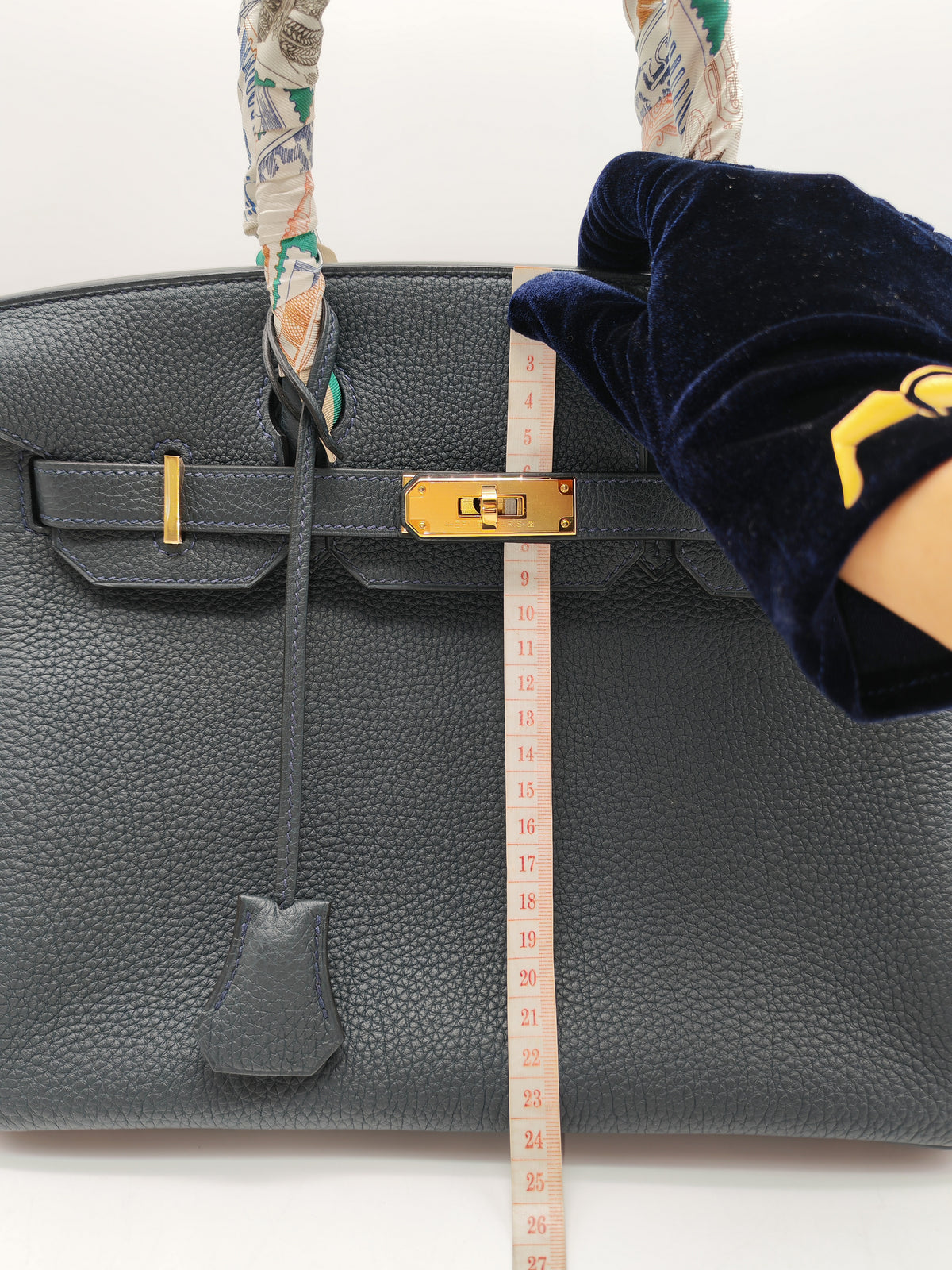 Hermes Birkin 30 Retourne in Vert Rousseau Togo Leather and Gold Hardware Stamp D (2019) | Purse Maison Luxury Bags Shop
