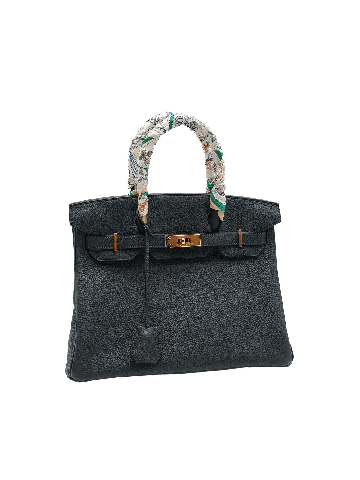 Hermes Birkin 30 Retourne in Vert Rousseau Togo Leather and Gold Hardware Stamp D (2019) | Purse Maison Luxury Bags Shop