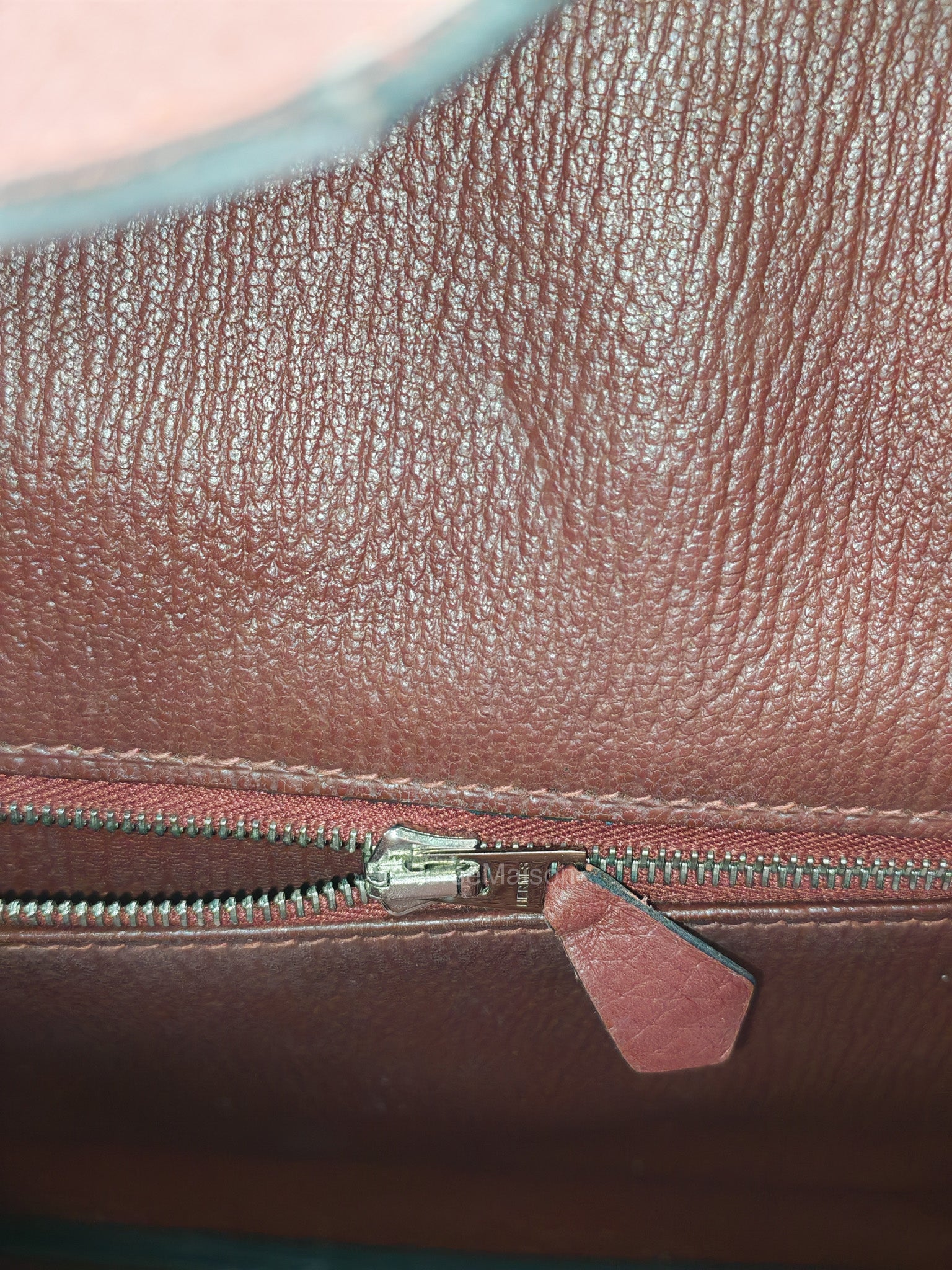 Hermes Birkin 35 in Rubis Clemence Leather Palladium Hardware Stamp Square P(2012) | Purse Maison Luxury Bags Shop