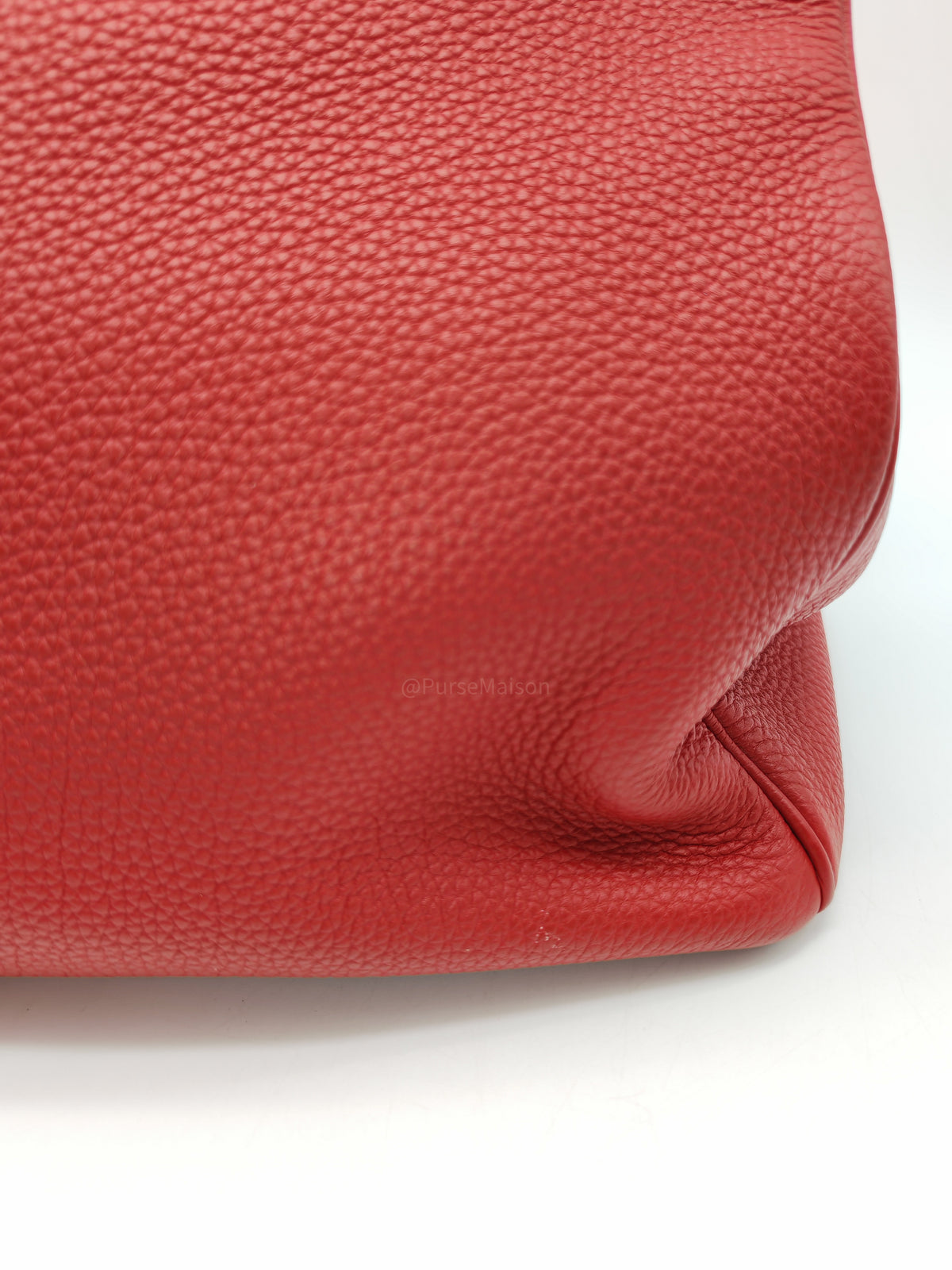 Hermes Birkin 35 Retourne in Rouge Togo Leather in Gold Hardware Stamp A (2017) | Purse Maison Luxury Bags Shop