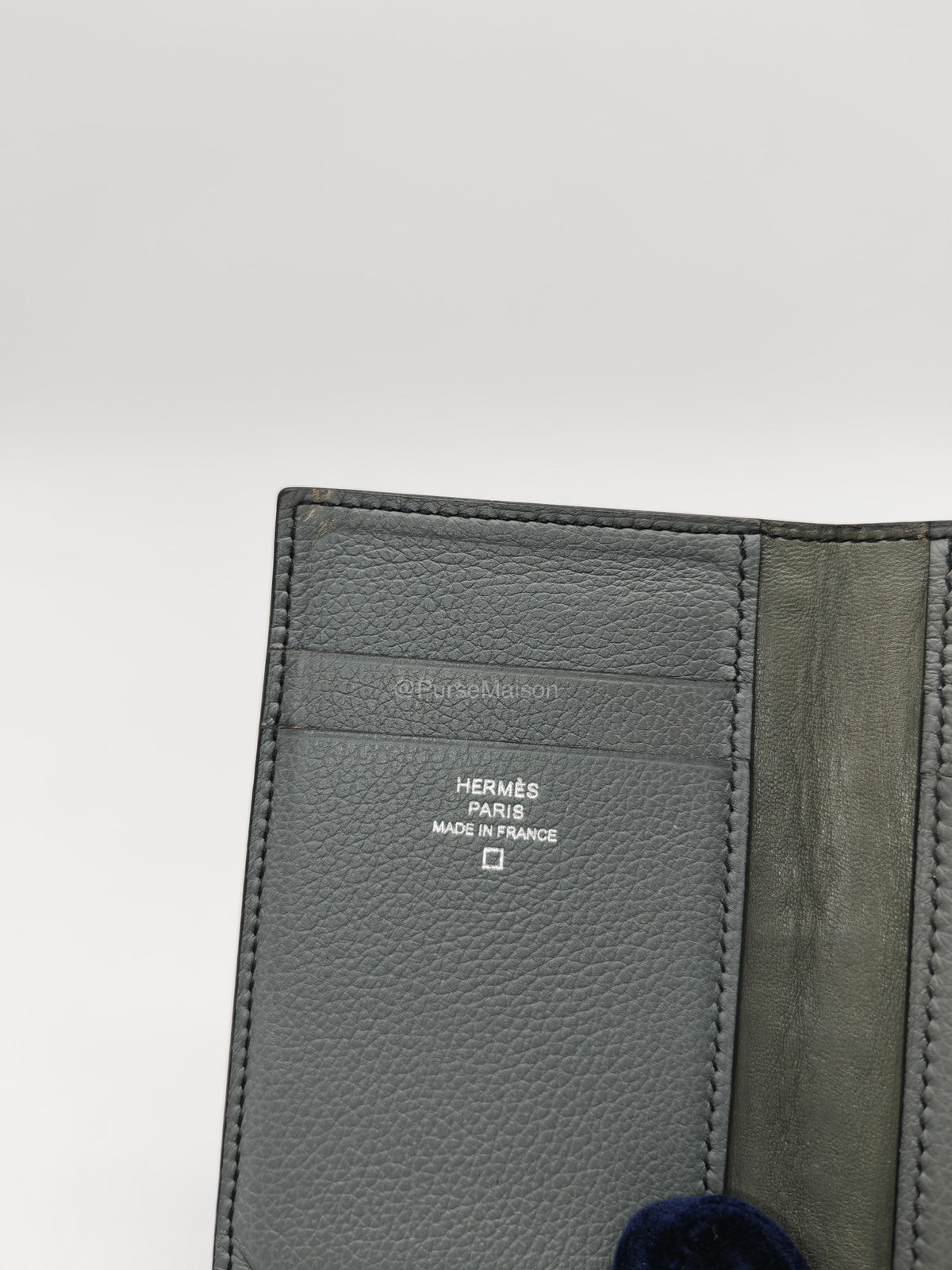 Hermes Card Holder in Vert Fonce Shiny Alligator Leather Stamp Y(2020) | Purse Maison Luxury Bags Shop
