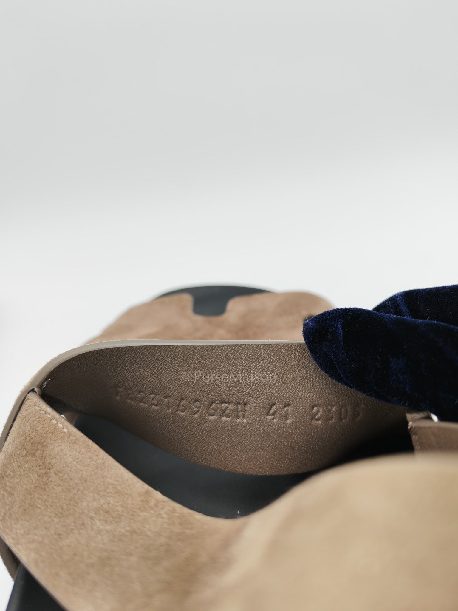 Chypre in Brown Suede Leather Sandals Size 41 EU (26cm) | Purse Maison Luxury Bags Shop
