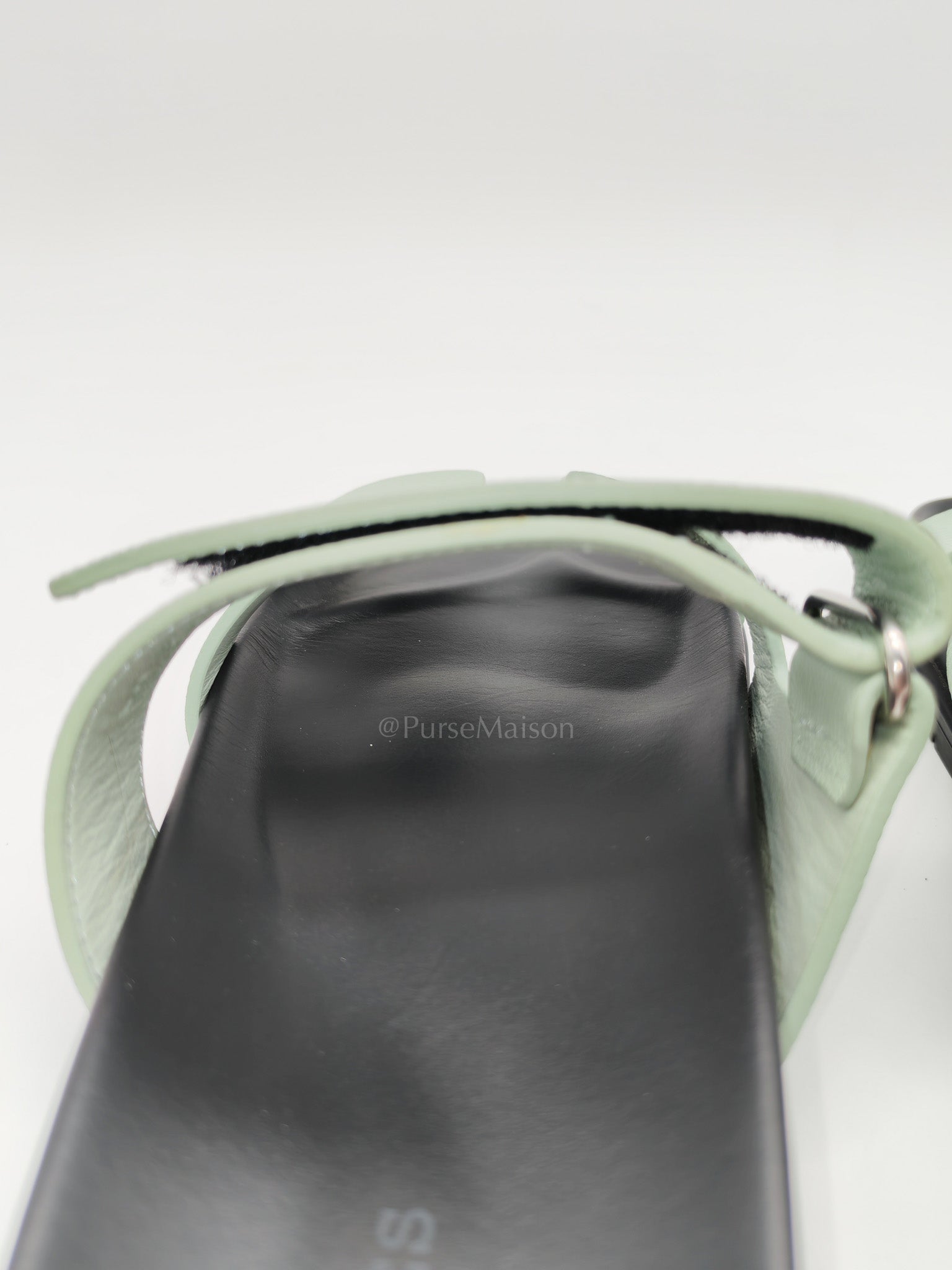 Chypre in Vert Jade Green Epsom Leather Size 37 EU (24cm) | Purse Maison Luxury Bags Shop