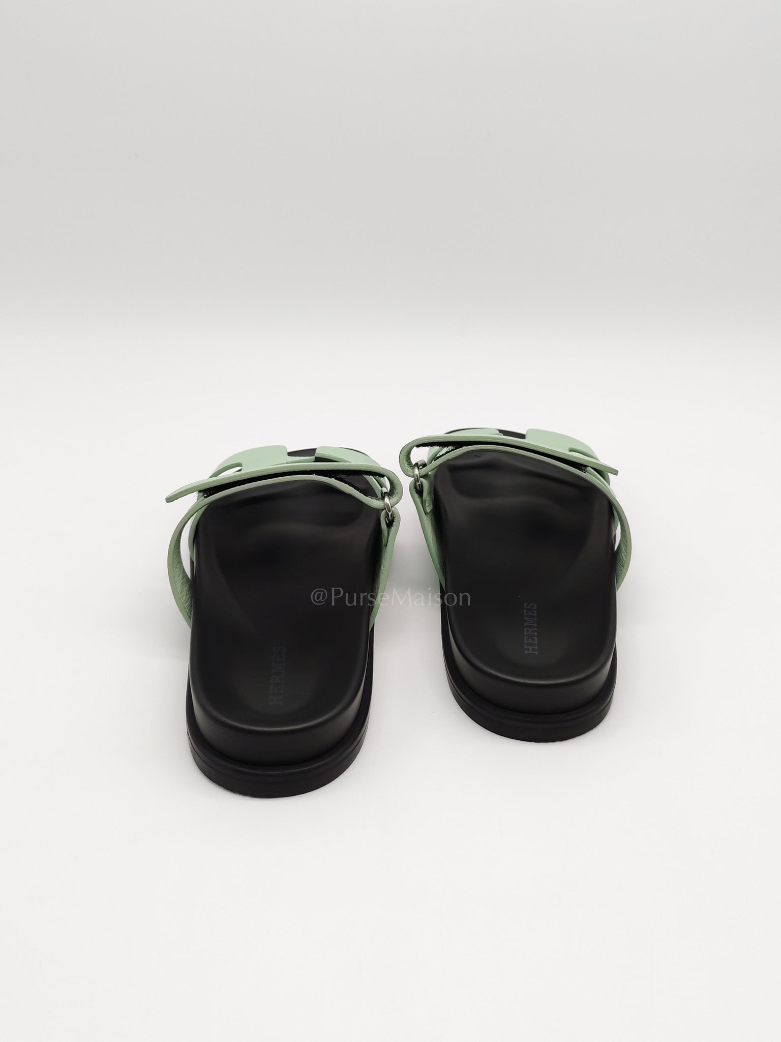 Chypre in Vert Jade Green Epsom Leather Size 37 EU (24cm) | Purse Maison Luxury Bags Shop