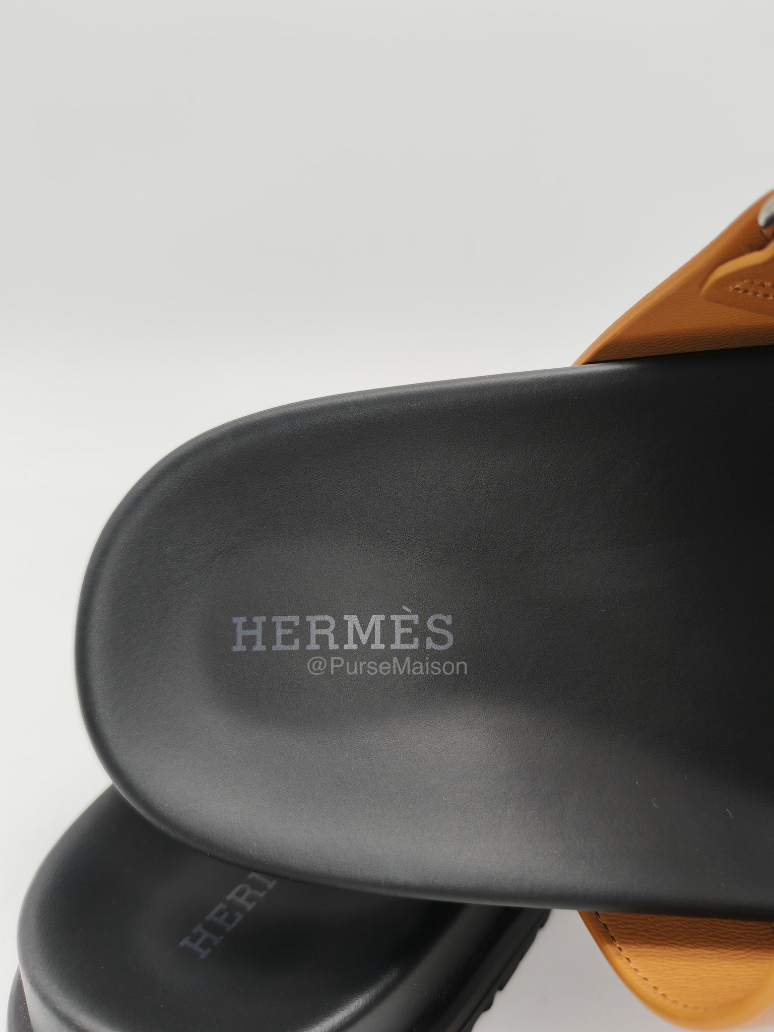 Hermes Chypre Sandal in Naturel Calfskin Leather Size 37 EU (24 cm) | Purse Maison Luxury Bags Shop