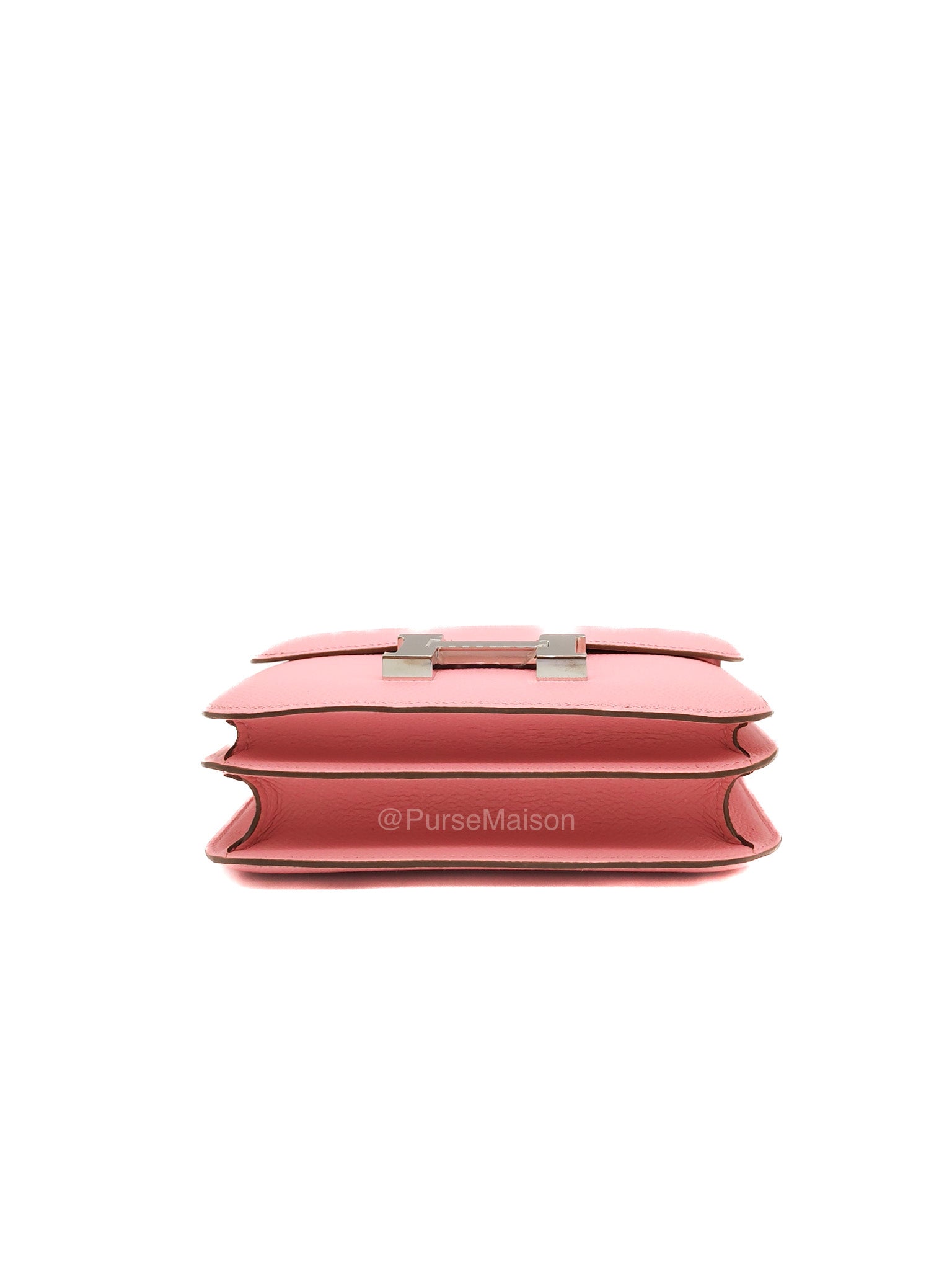 Hermes Constance 18 in Pink Epsom Leather Palladium Hardware Stamp K(2025) | Purse Maison Luxury Bags Shop