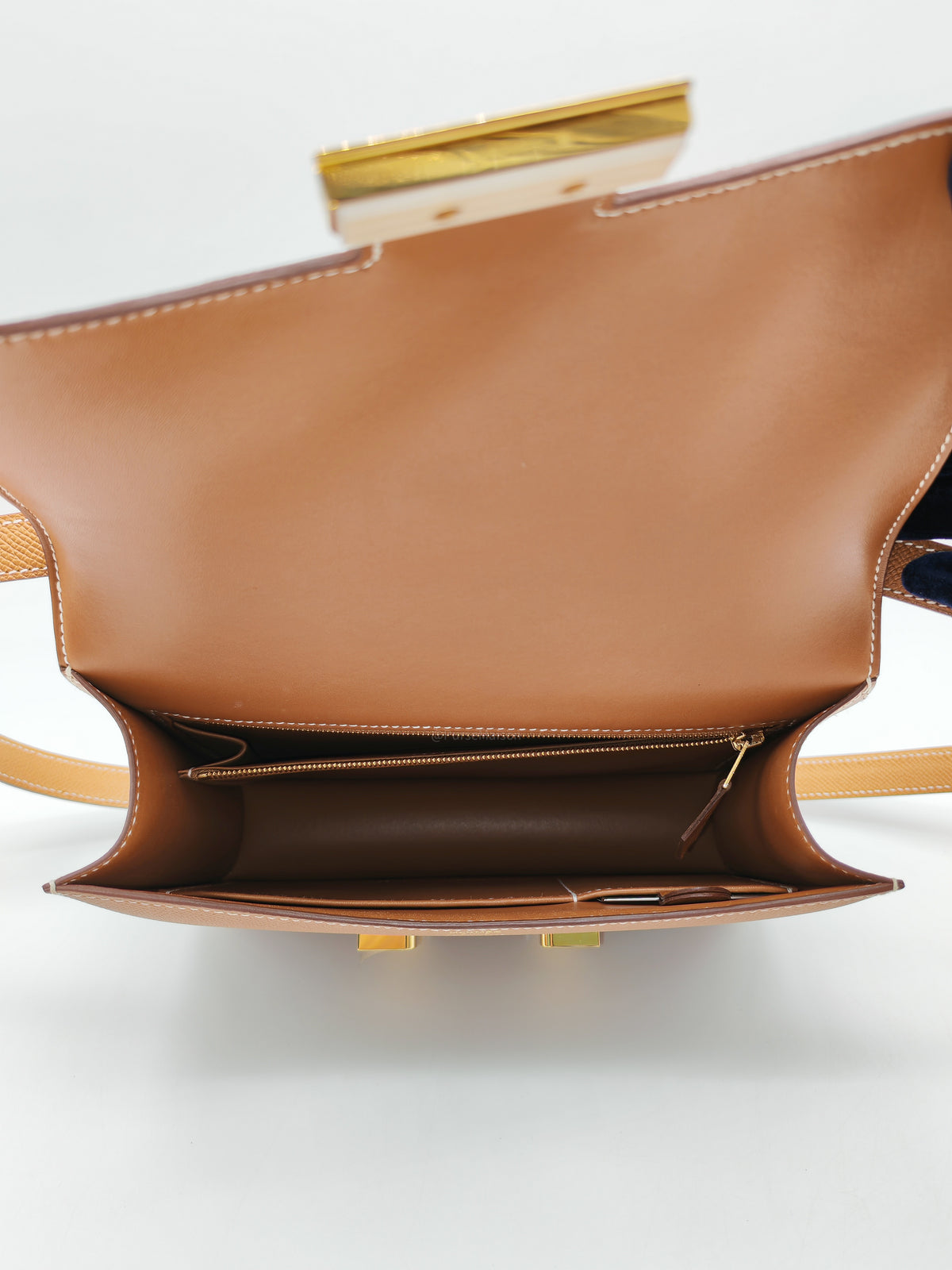 Hermes Constance 24 in Gold Epsom Leather and Gold Hardware Stamp U (2022) | Purse Maison Luxury Bags Shop