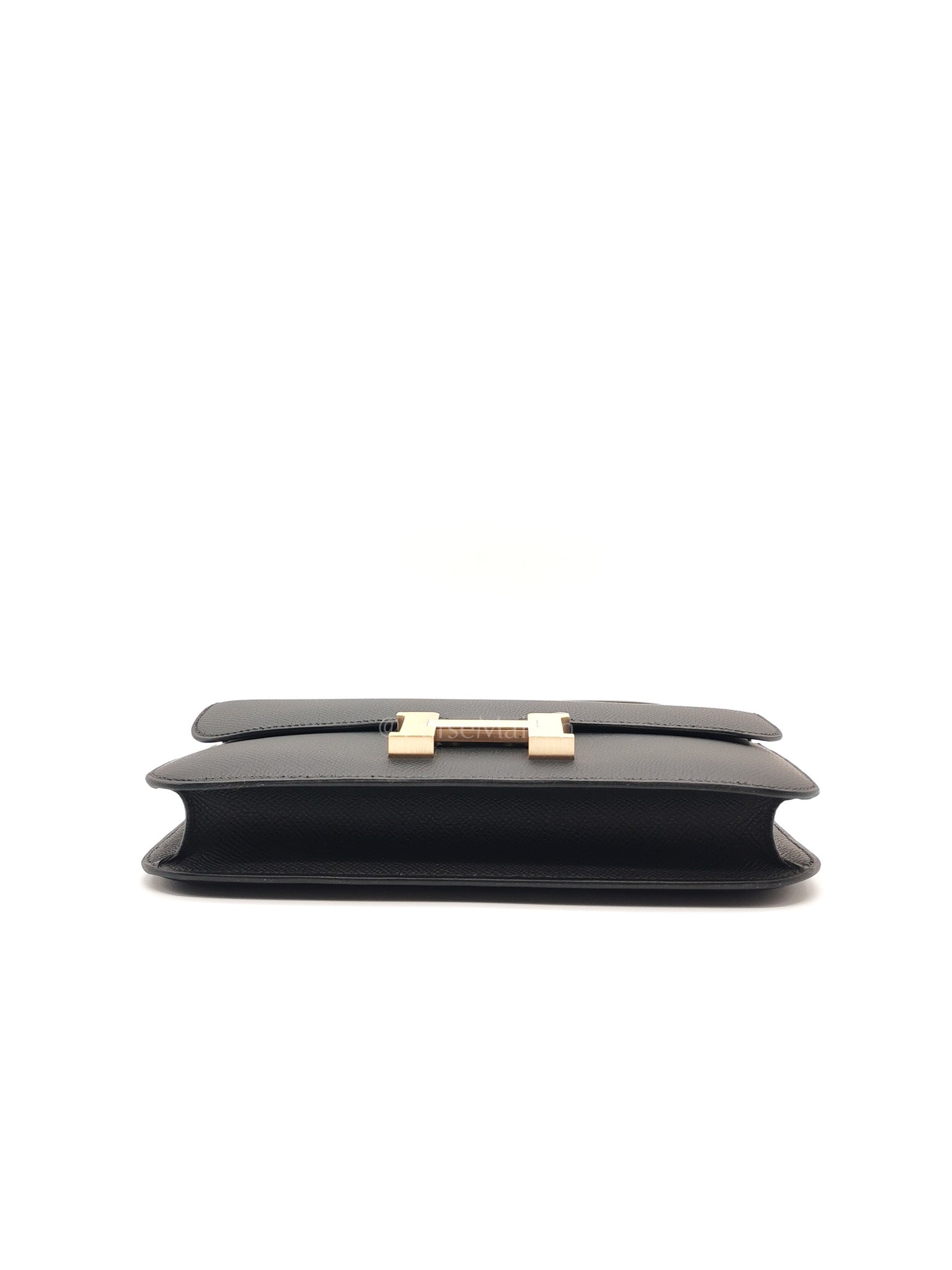 Constance Elan in Noir Epsom Leather Brushed Gold Hardware Stamp K(2025) | Purse Maison Luxury Bags Shop