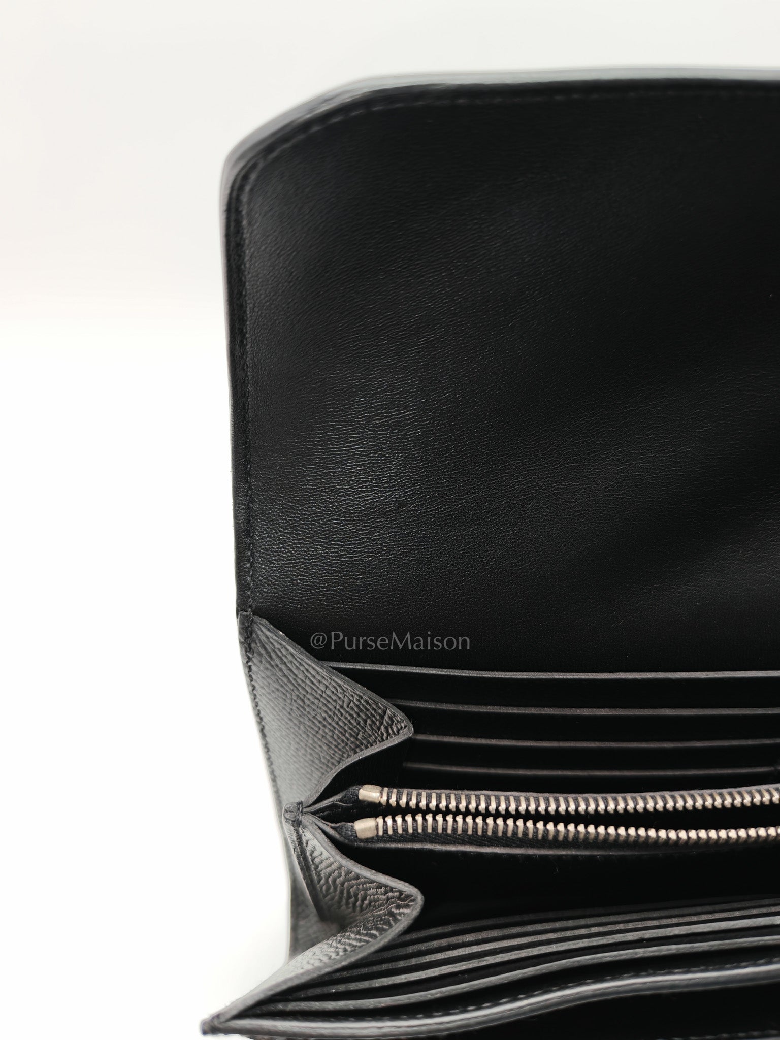 Constance To Go in Black Epsom Leather and Palladium Hardware Stamp A (2017) | Purse Maison Luxury Bags Shop