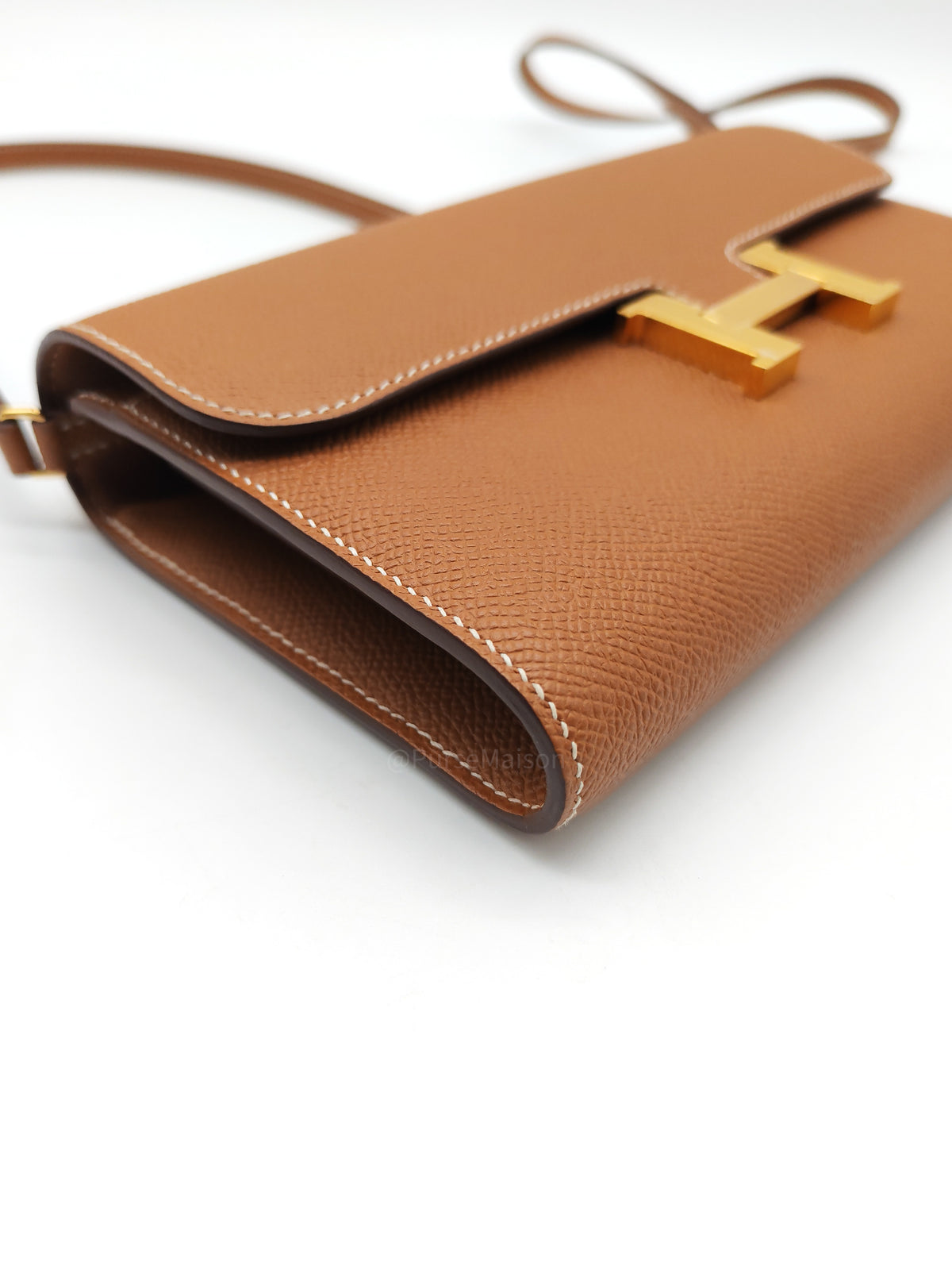 Hermes Constance To Go in Gold Epsom Leather Gold Hardware Stamp U (2022) | Purse Maison Luxury Bags Shop