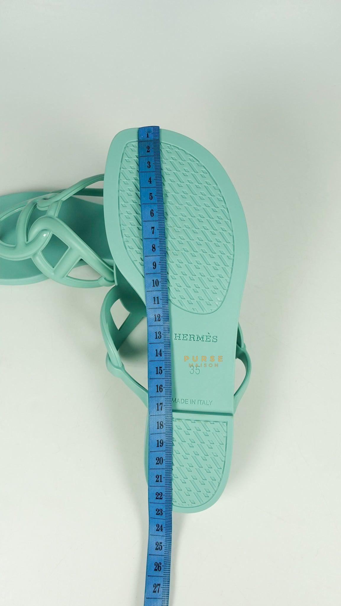 Hermes Egerie Vert Embrun (Size 35 EUR, 23cm)