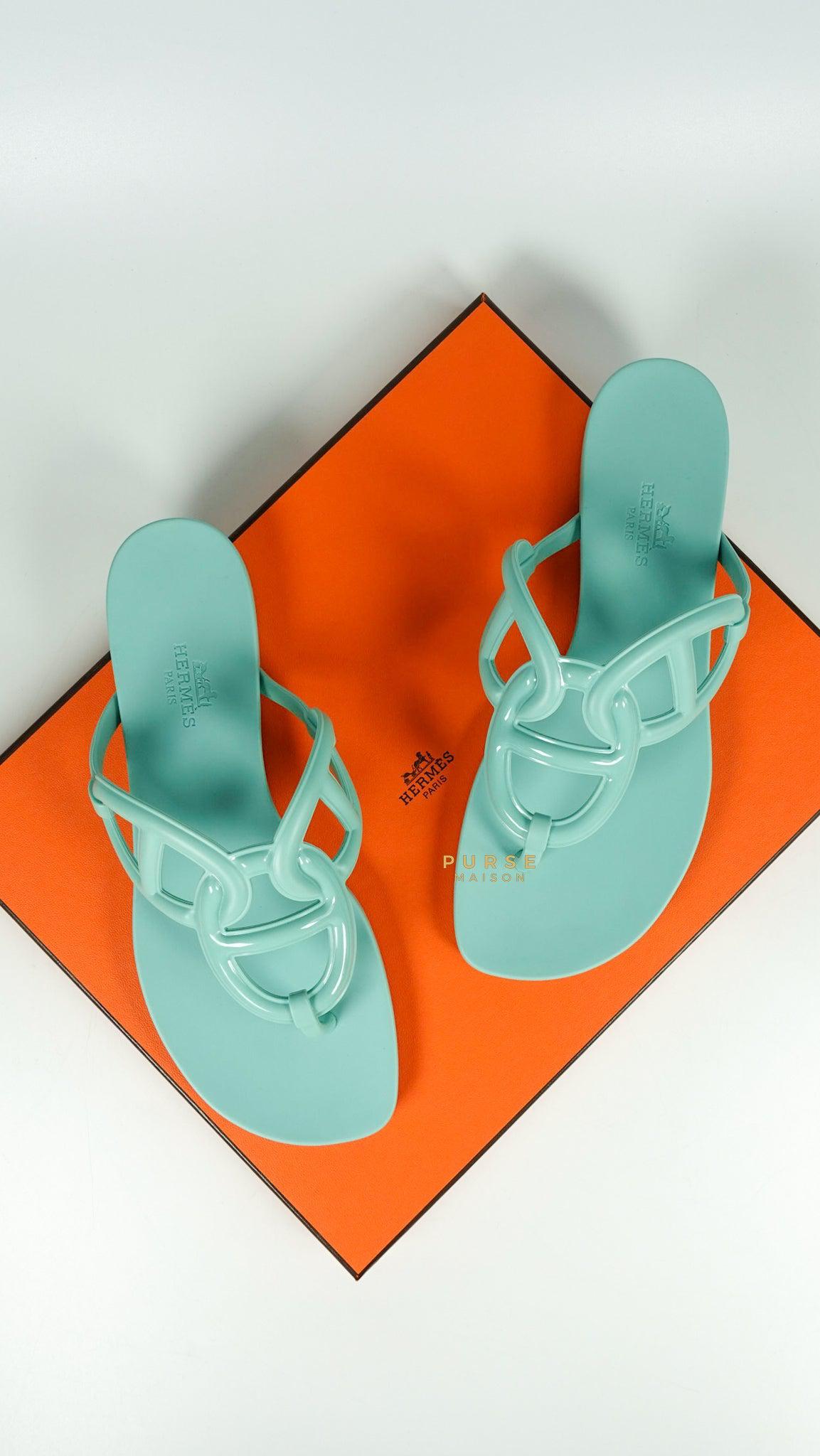 Hermes Egerie Vert Embrun (Size 35 EUR, 23cm)