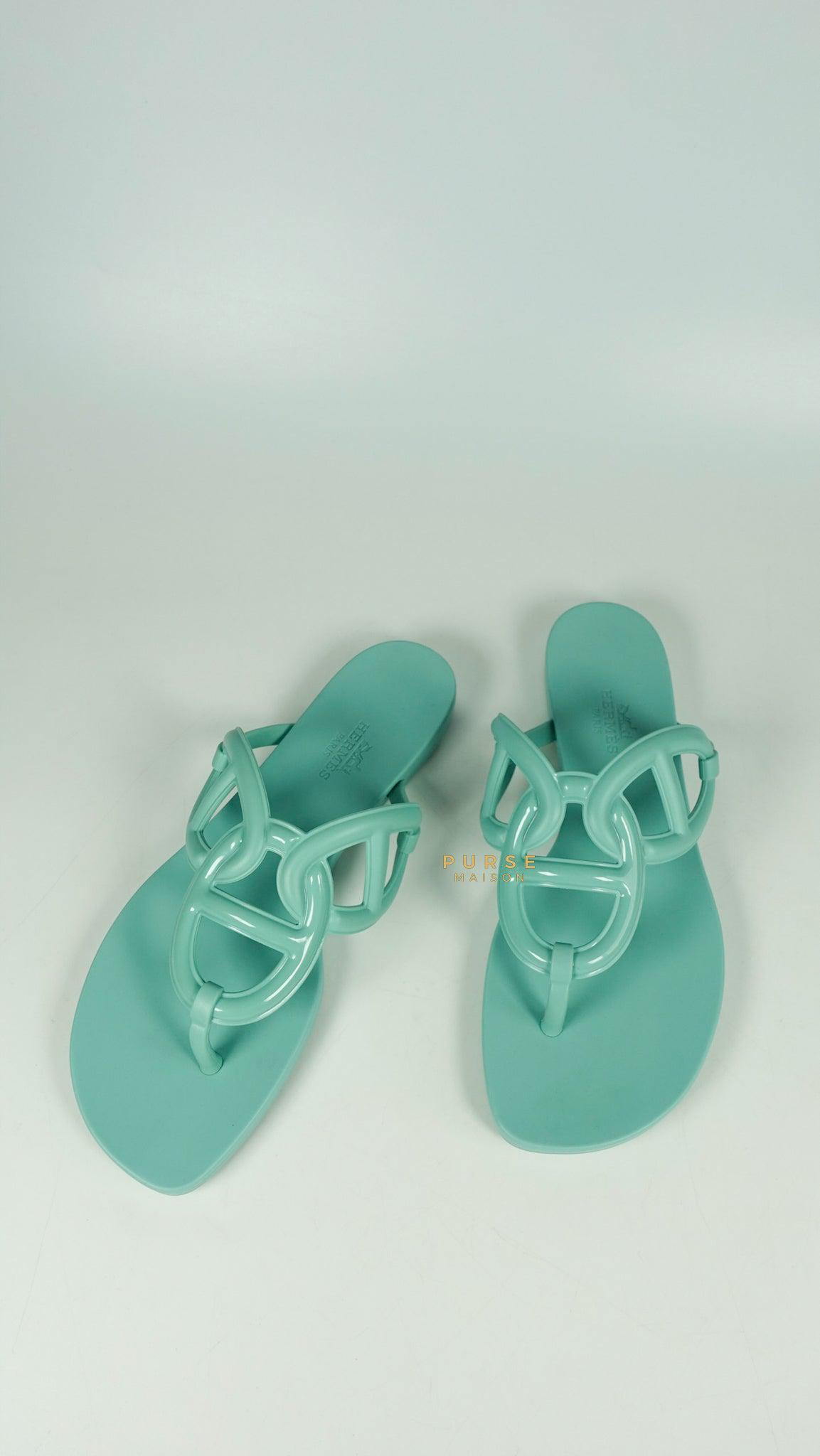 Hermes Egerie Vert Embrun (Size 35 EUR, 23cm)