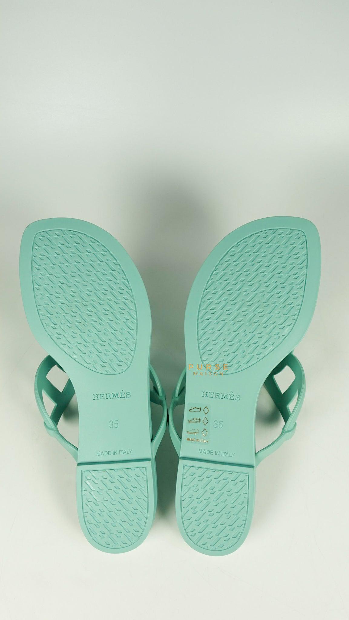 Hermes Egerie Vert Embrun (Size 35 EUR, 23cm)
