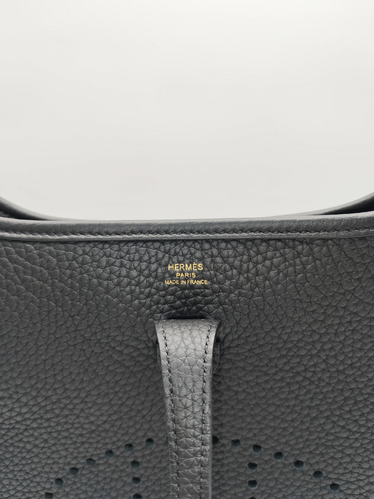 Hermes Evelyne 23 in Black/Noir Clemence Leather Gold Hardware Stamp G(2026) | Purse Maison Luxury Bags Shop