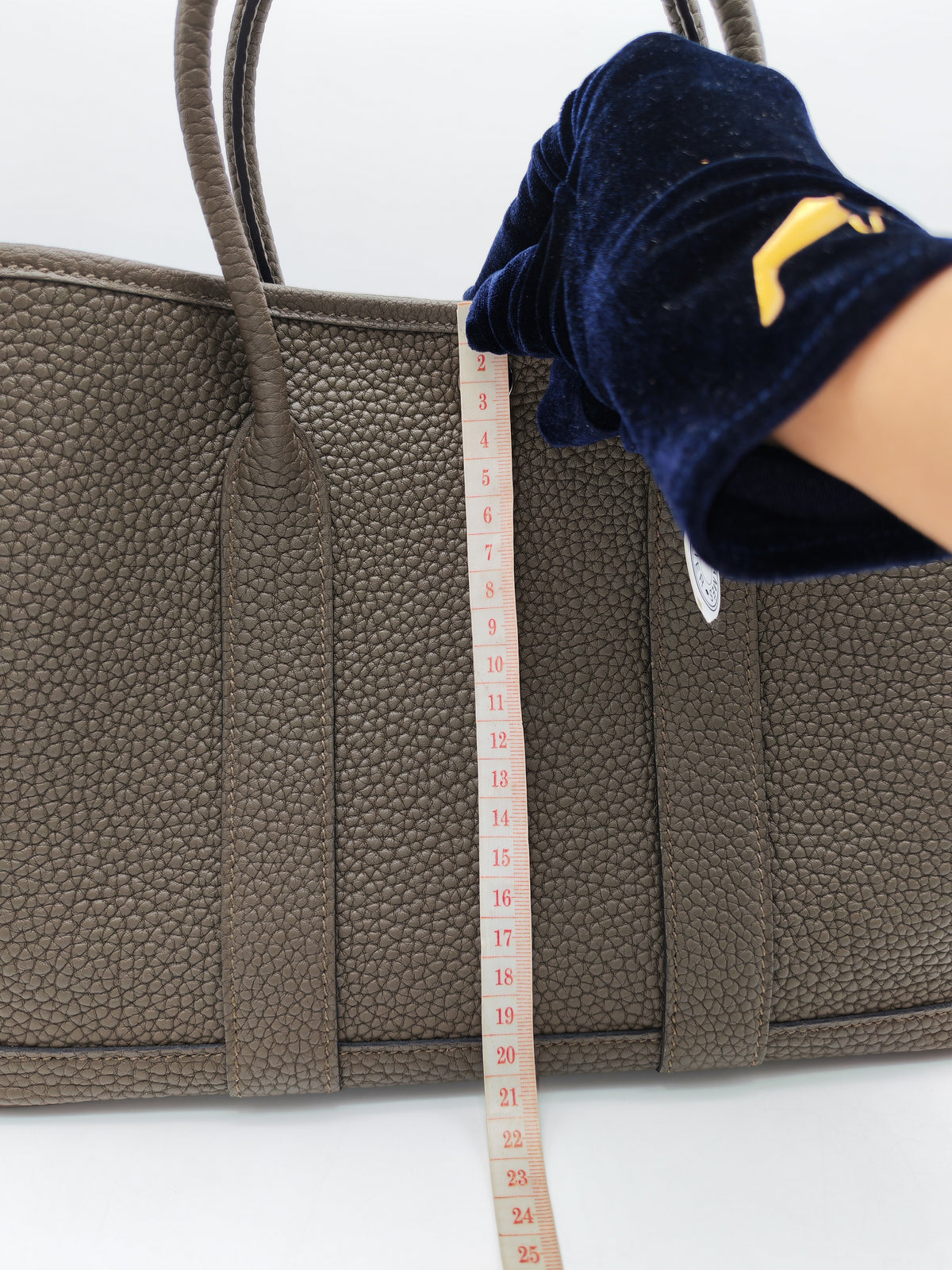 Hermes Garden Party 30 in Vert Loden Negonda Leather Palladium Hardware Stamp G (2026) | Purse Maison Luxury Bags Shop