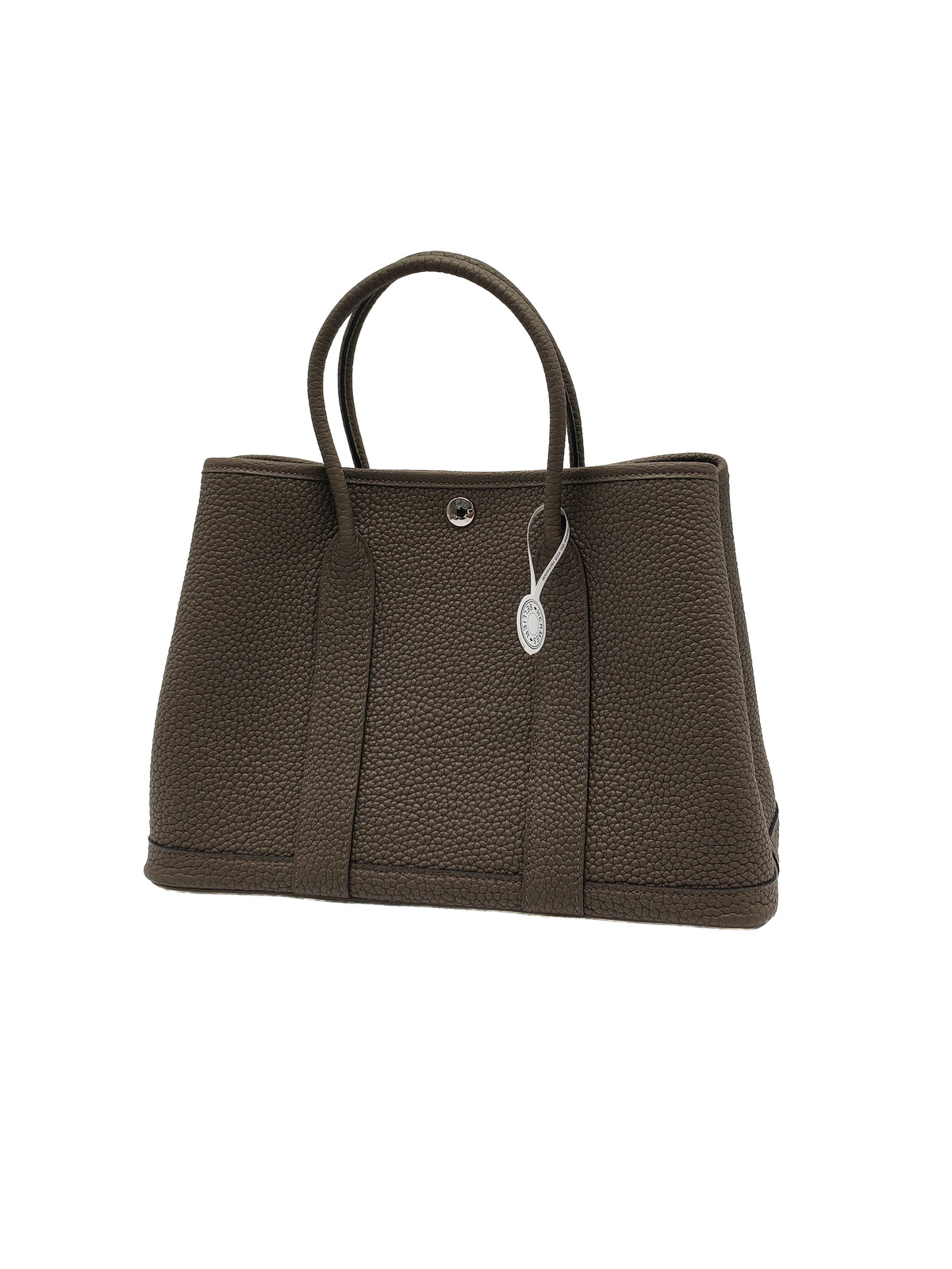 Hermes Garden Party 30 in Vert Loden Negonda Leather Palladium Hardware Stamp G (2026) | Purse Maison Luxury Bags Shop