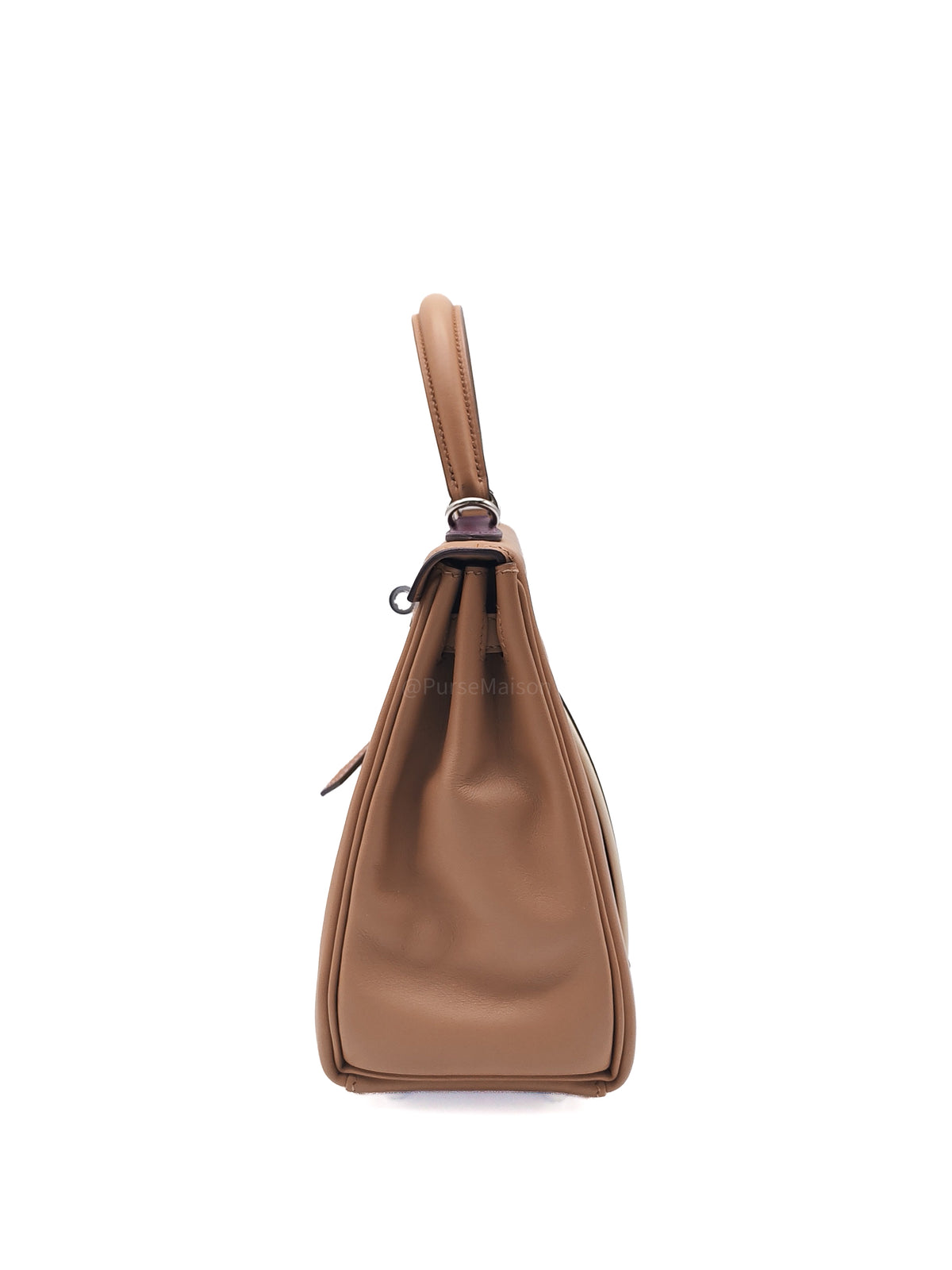 Hermes Kelly 25 Retourne in Colormatic Veau Swift Leather Chai/Lime/Brume/Cassis/Nata Palladium HardwareStamp B(2023) | Purse Maison Luxury Bags Shop