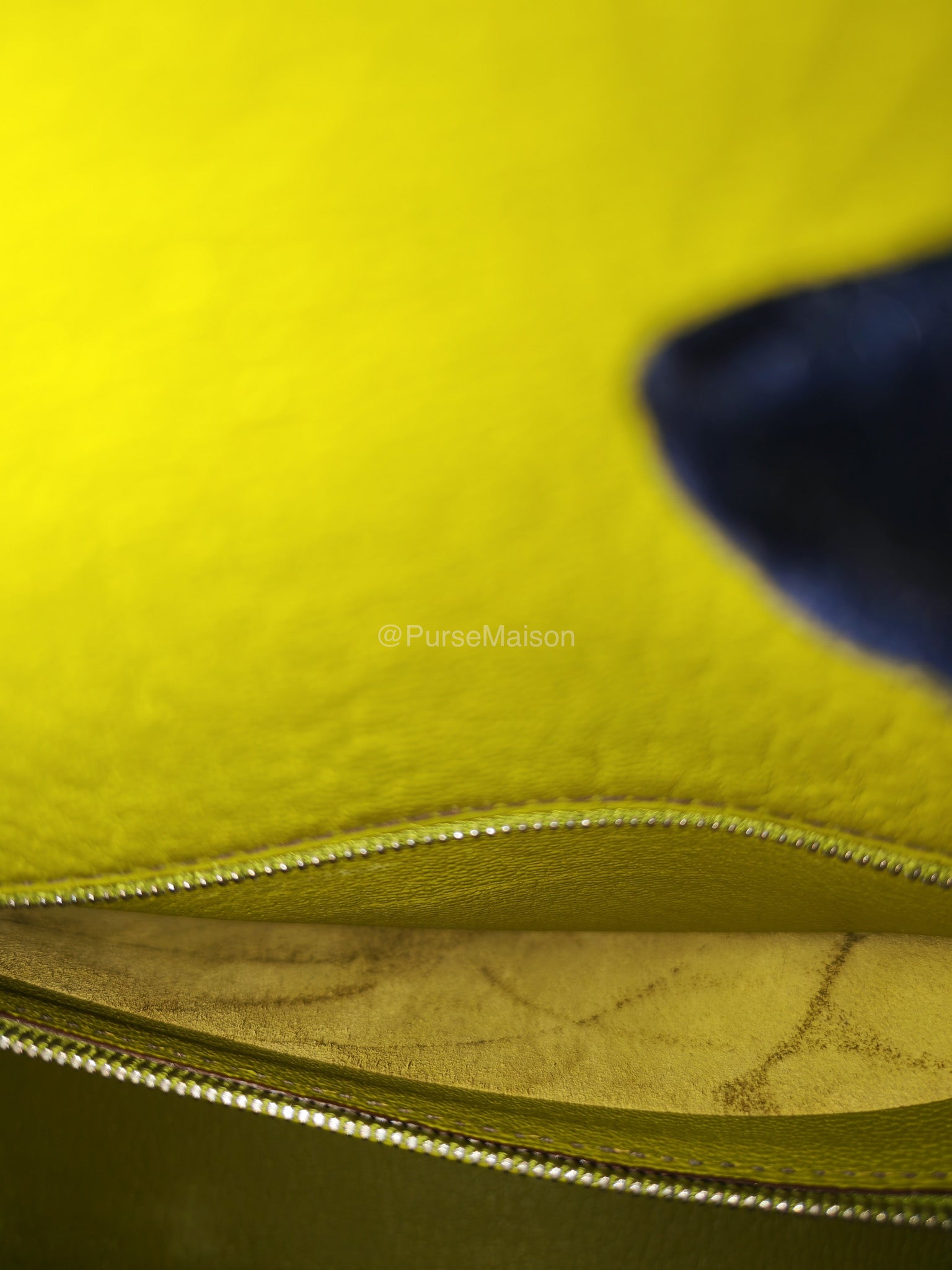 Hermes Kelly 32 in Vert Anis Cheve Mysore Leather Palladium Hardware Stamp J Square(2006) | Purse Maison Luxury Bags Shop