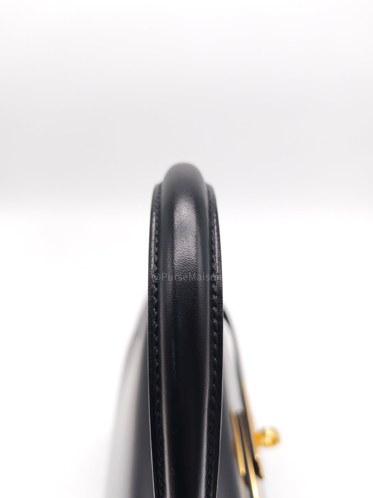 Hermes Kelly II 28 Sellier in Black Box Calfskin Leather Gold Hardware Stamp U (2022) | Purse Maison Luxury Bags Shop