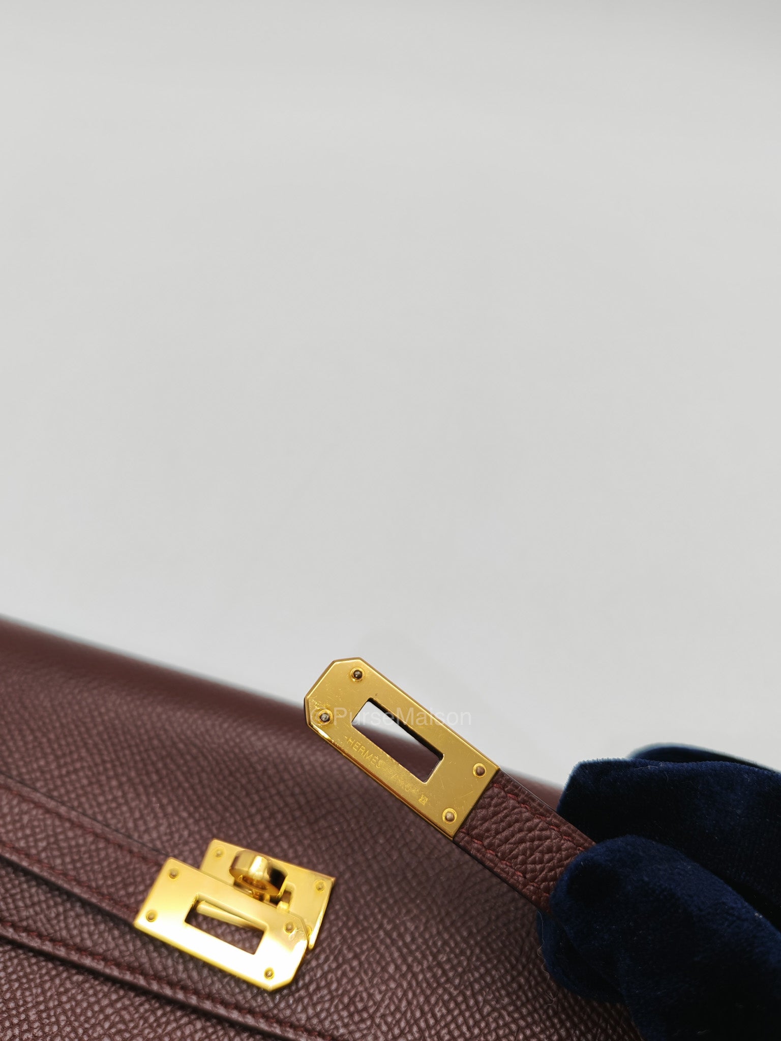 Hermes Kelly to go in Bordeaux Epsom Leather Gold Hardware Stamp U(2022) | Purse Maison Luxury Bags Shop