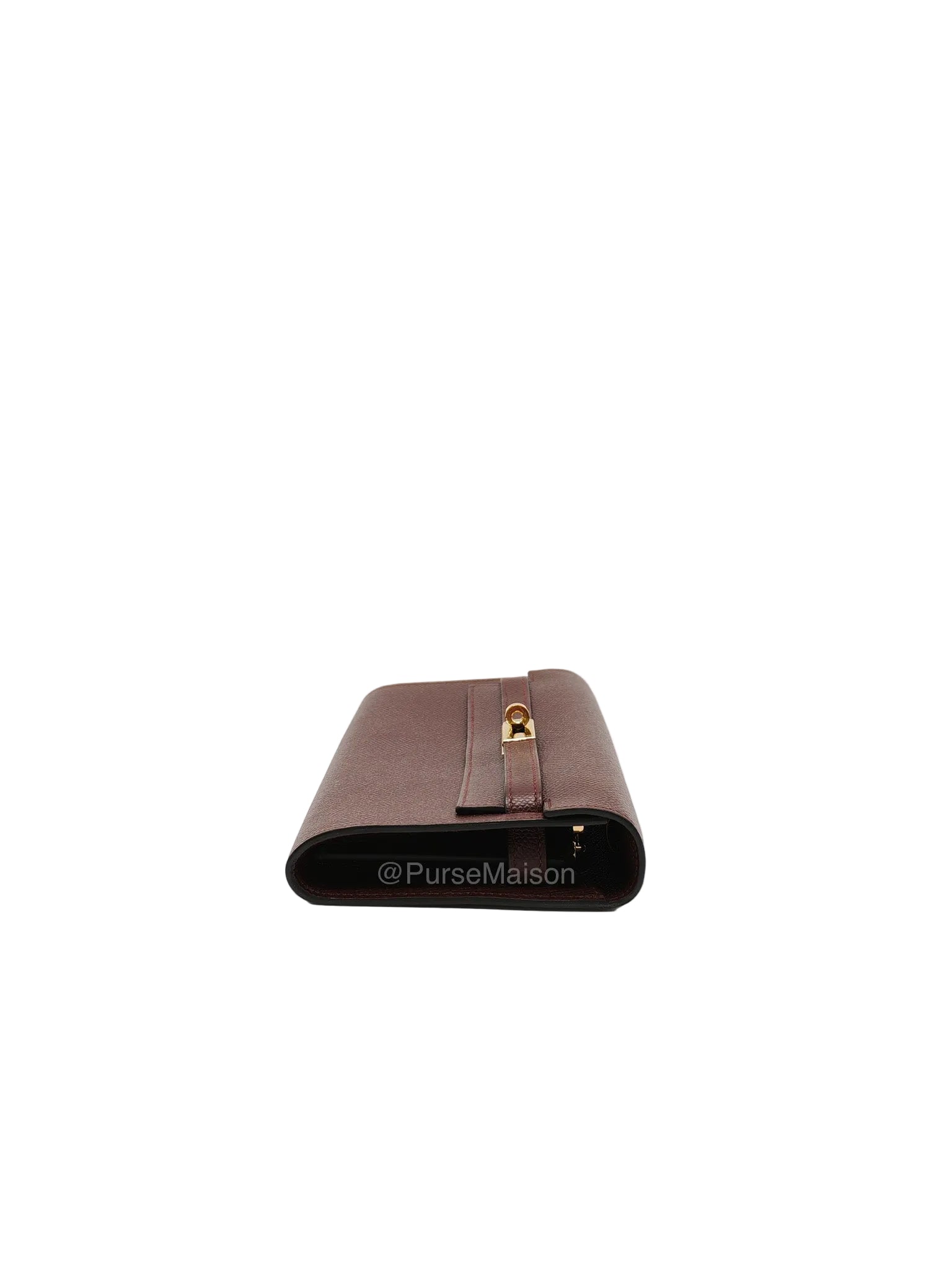 Hermes Kelly to go in Bordeaux Epsom Leather Gold Hardware Stamp U(2022) | Purse Maison Luxury Bags Shop