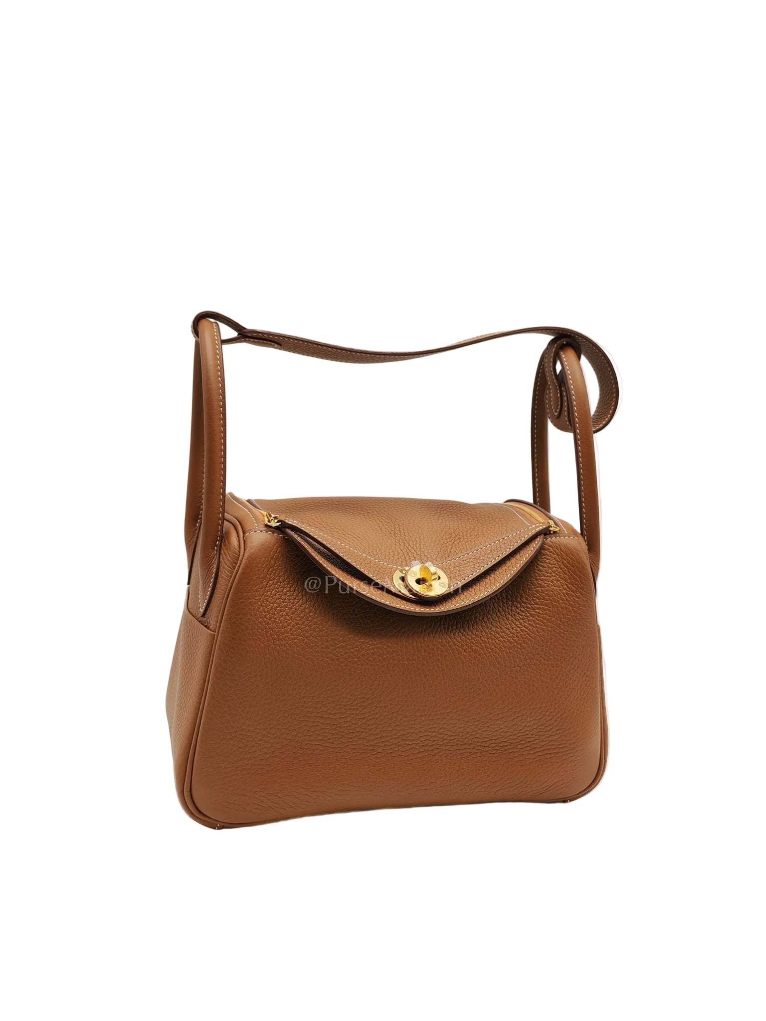 Hermes Lindy 26 in Gold Clemence Leather Gold Hardware Stamp W(2024) | Purse Maison Luxury Bags Shop
