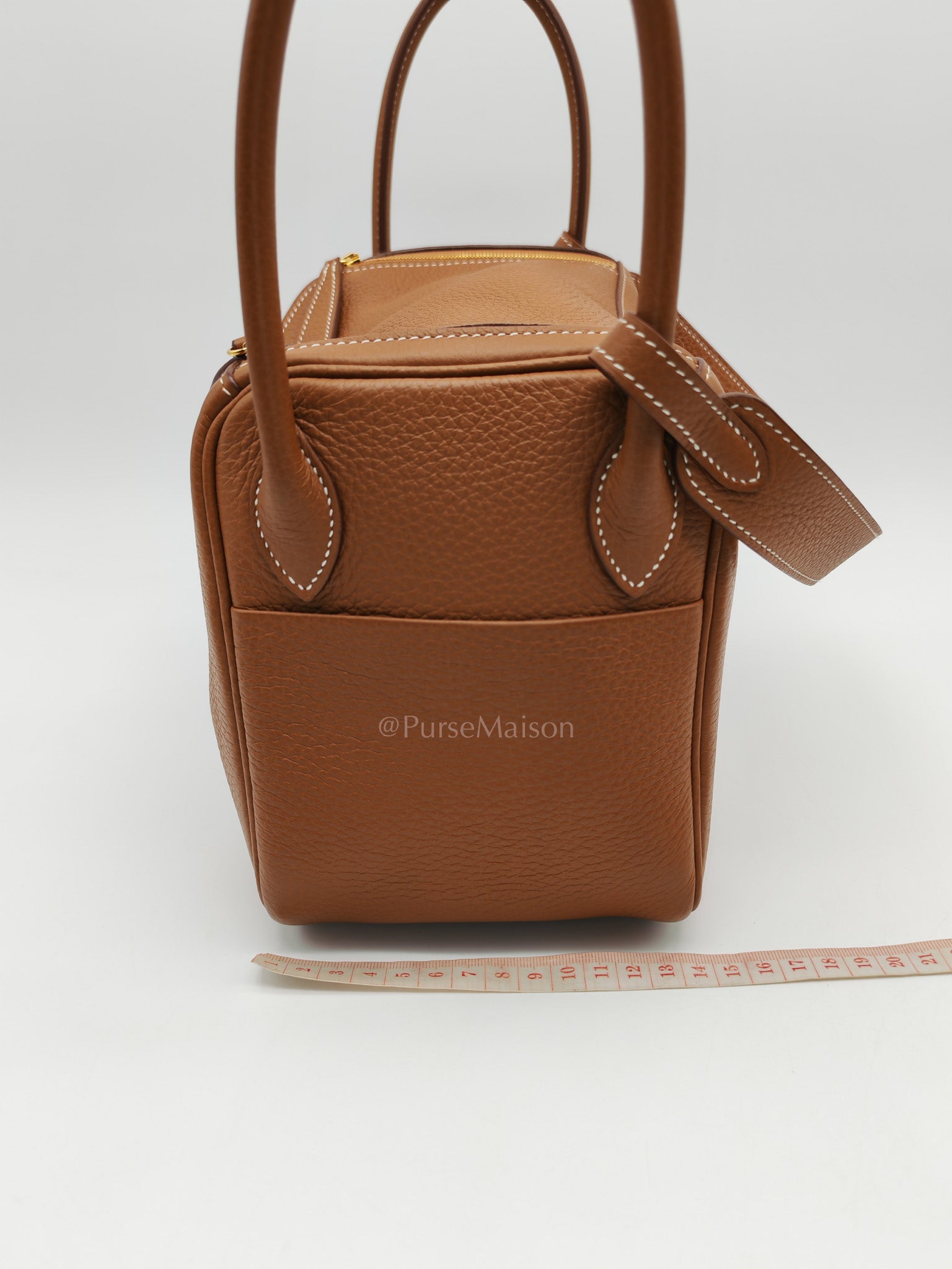 Hermes Lindy 26 in Gold Clemence Leather Gold Hardware Stamp W(2024) | Purse Maison Luxury Bags Shop