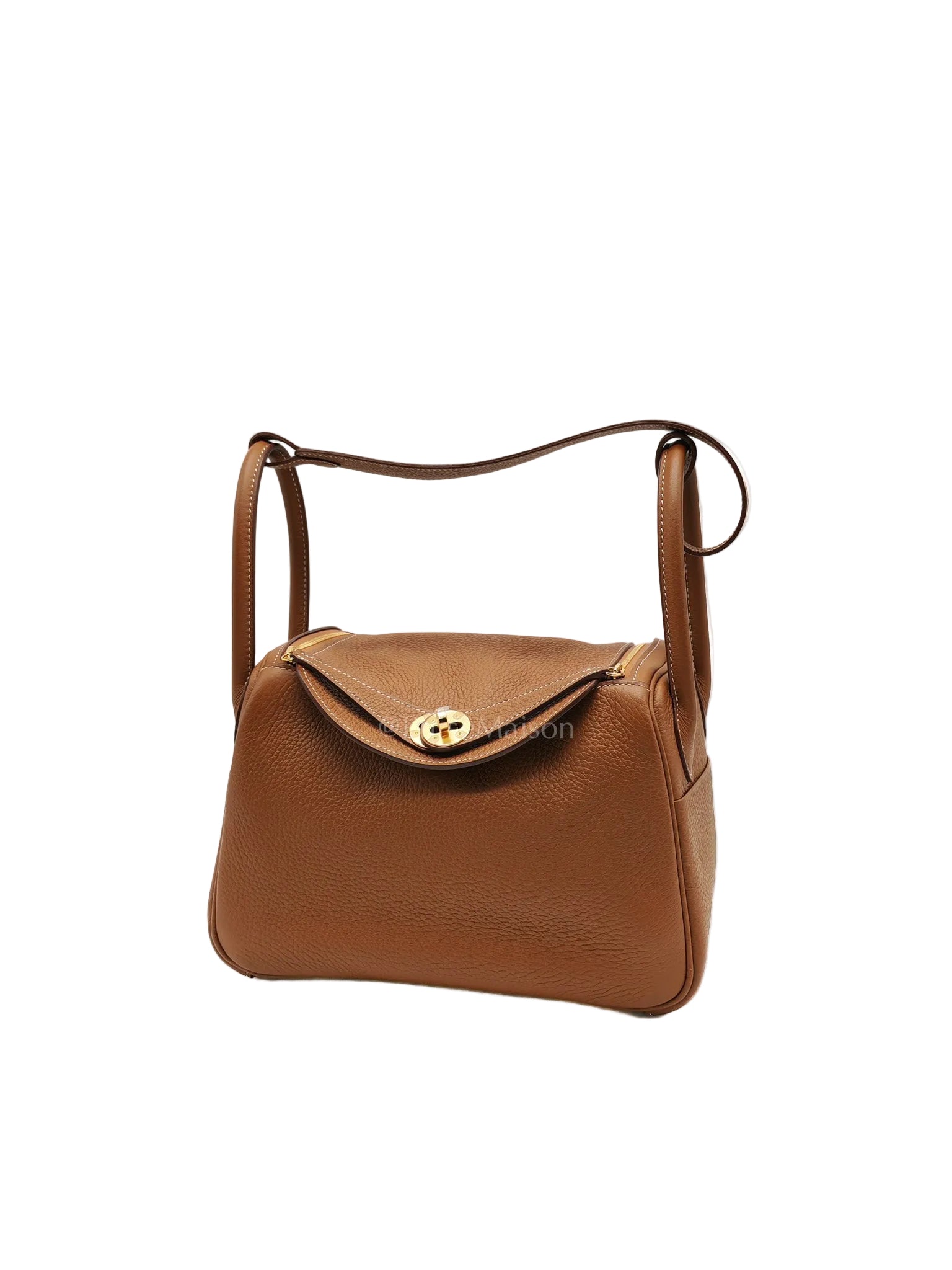 Hermes Lindy 26 in Gold Clemence Leather Gold Hardware Stamp W(2024) | Purse Maison Luxury Bags Shop