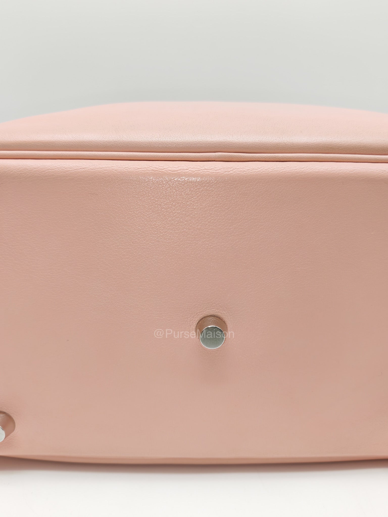 Hermes Lindy 26 in Rose Sakura Swift Leather Palladium Hardware Stamp X(2016) | Purse Maison Luxury Bags Shop