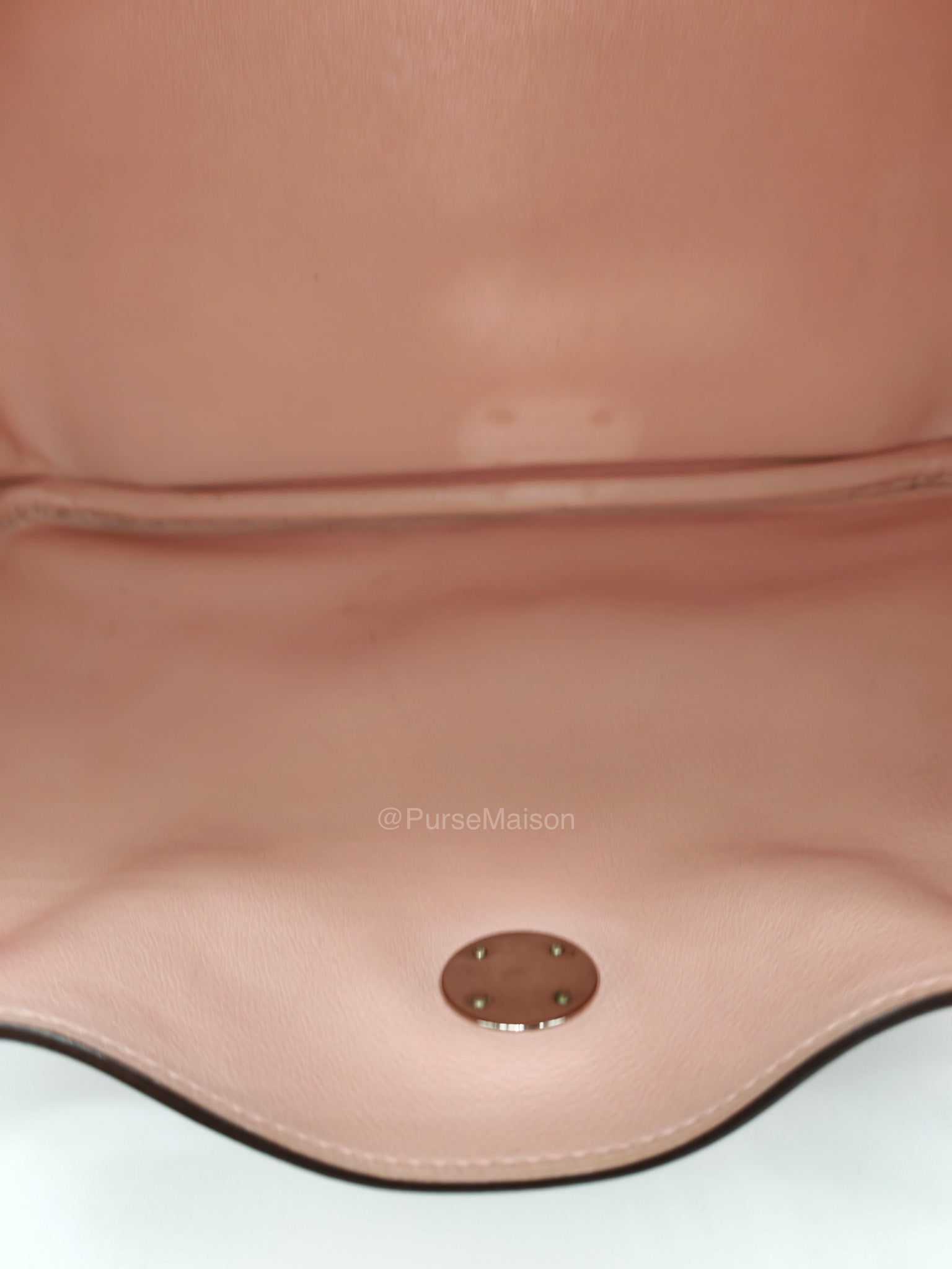 Hermes Lindy 26 in Rose Sakura Swift Leather Palladium Hardware Stamp X(2016) | Purse Maison Luxury Bags Shop