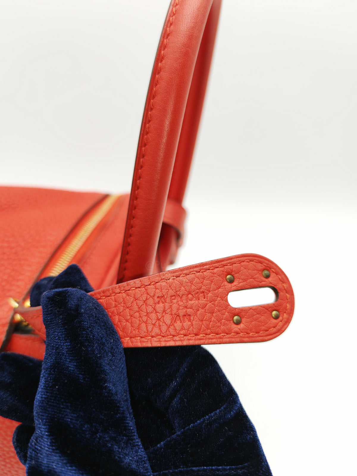 Hermes Lindy 26 in Rouge Tomate Clemence Leather Gold Hardware Stamp X (2016) | Purse Maison Luxury Bags Shop