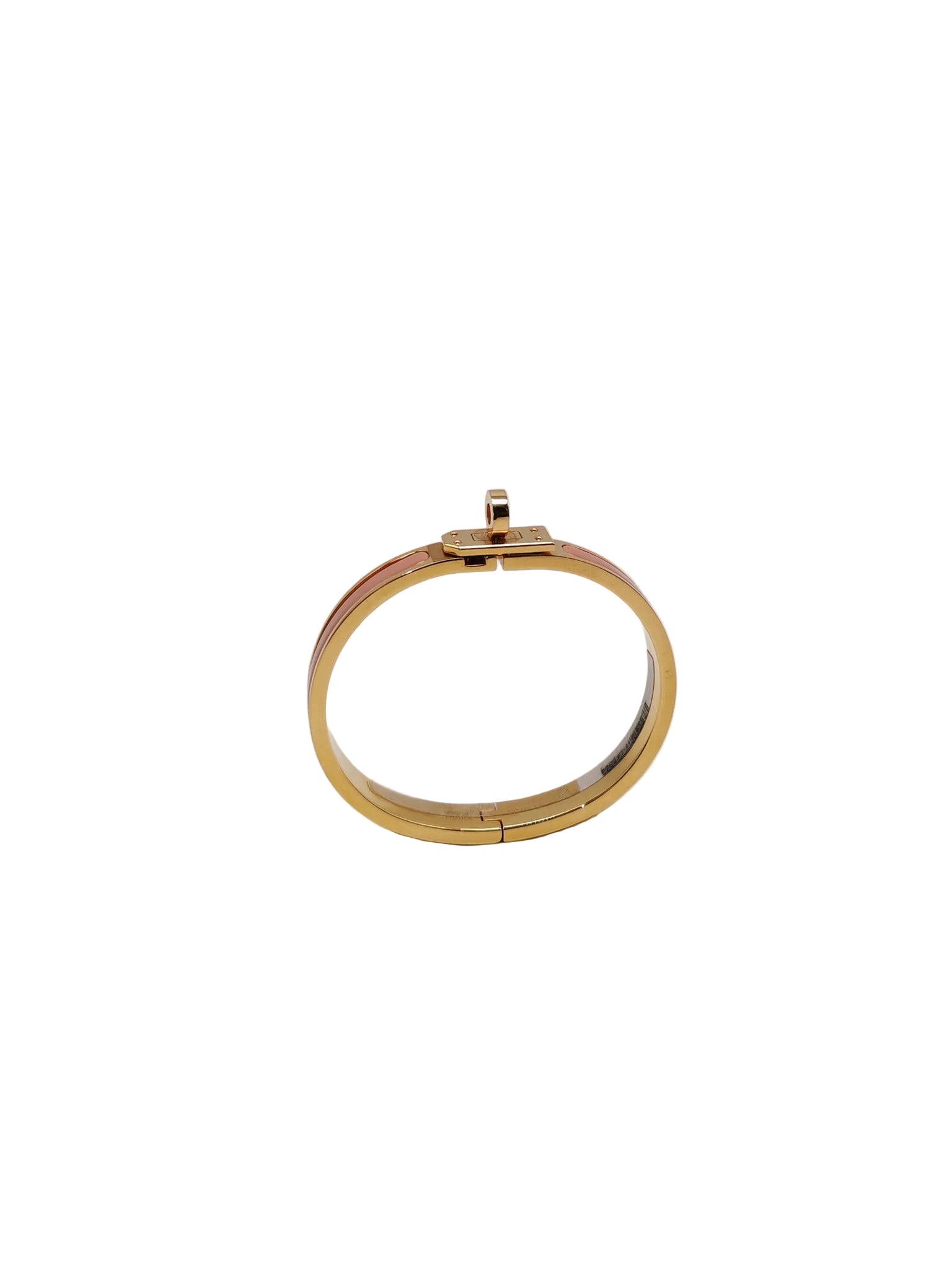 Hermes Mini Click Kelly Bracelet PM in Pink Enamel Gold Hardware | Purse Maison Luxury Bags Shop