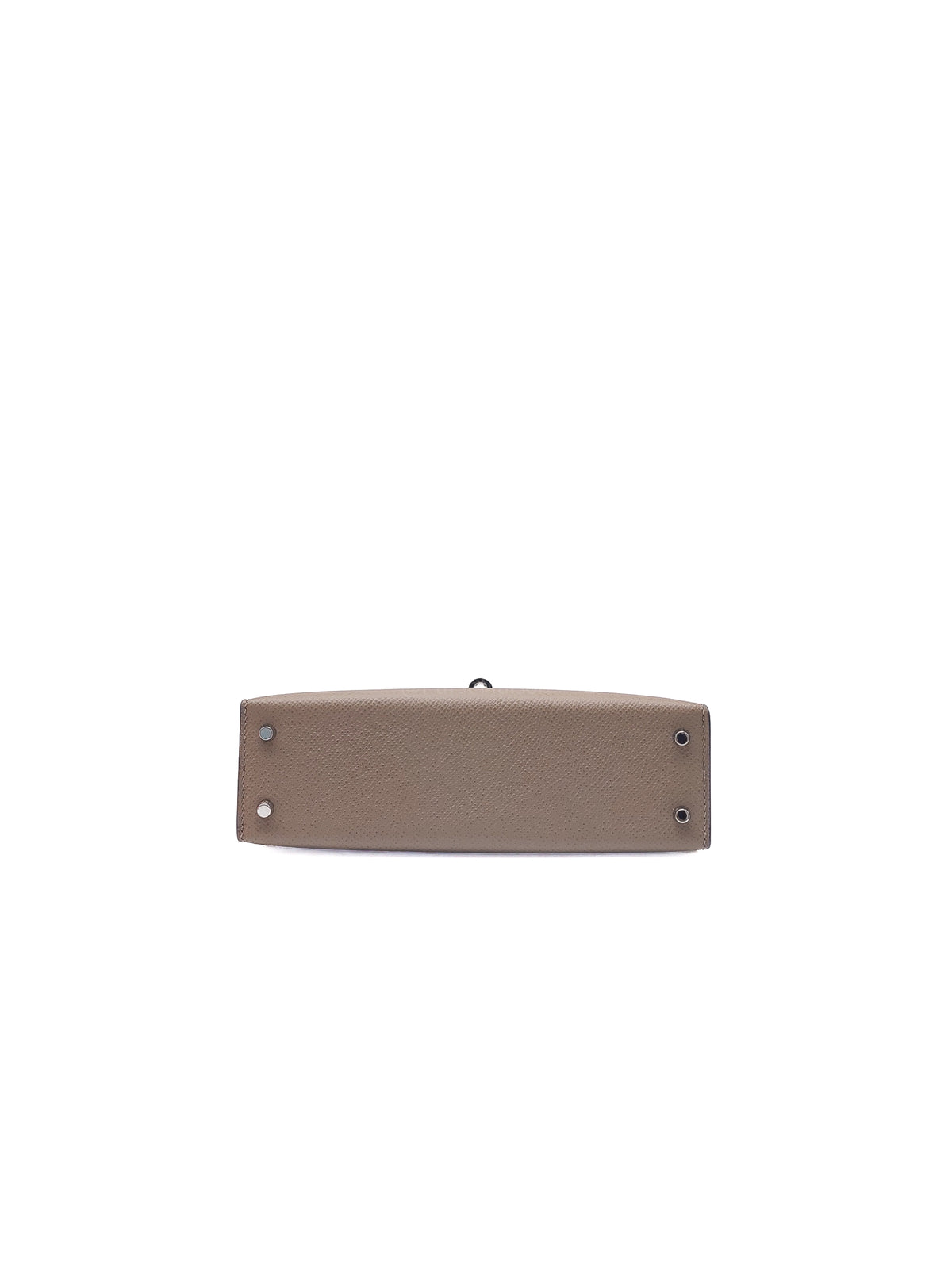 Hermes Mini Kelly in Gris Asphalte Epsom Leather Palladium Hardware Stamp C(2018) | Purse Maison Luxury Bags Shop