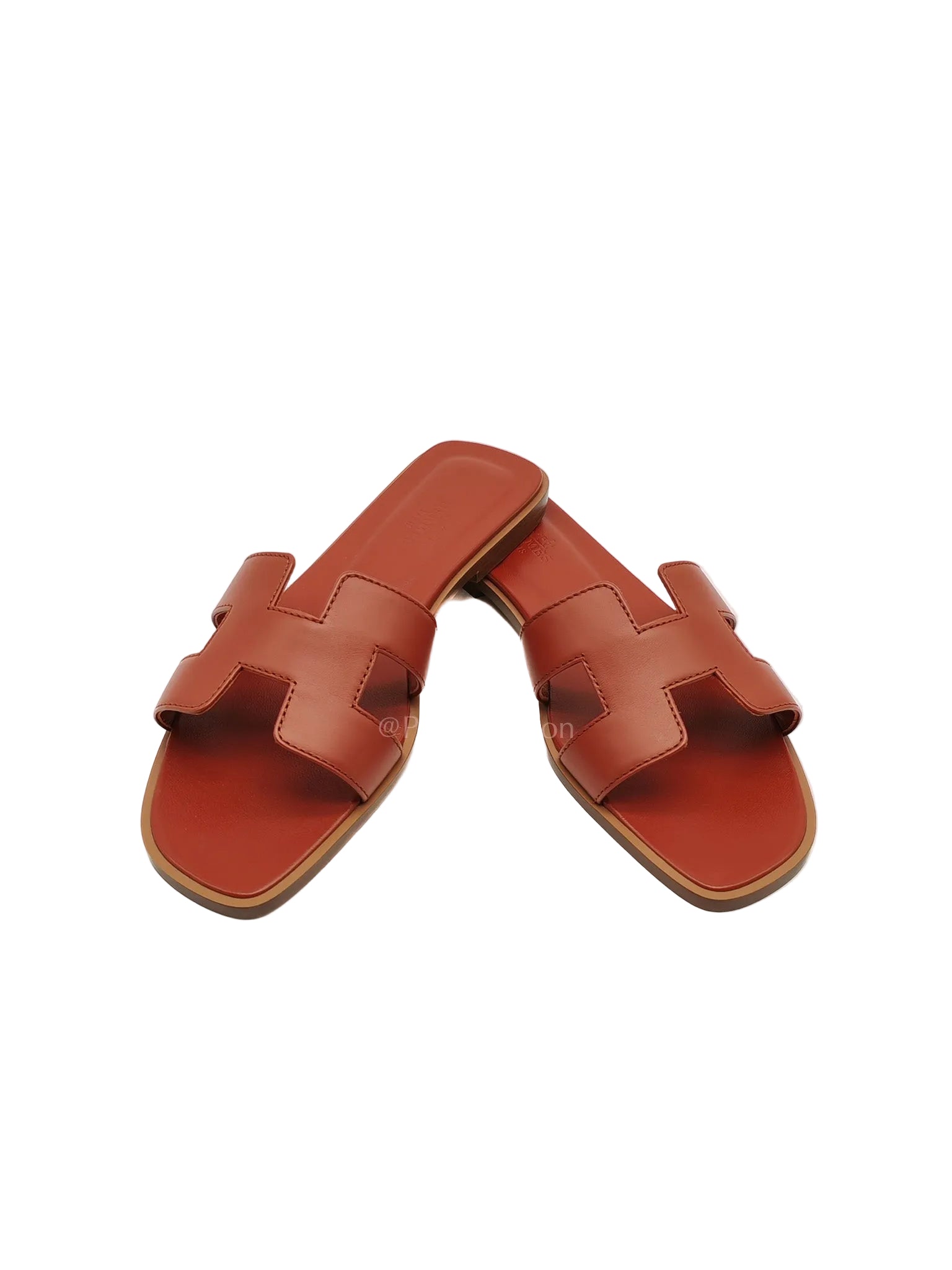 Hermes Oran in Reddish Brown Swift Leather Size 36.5 EU(23cm) | Purse Maison Luxury Bags Shop