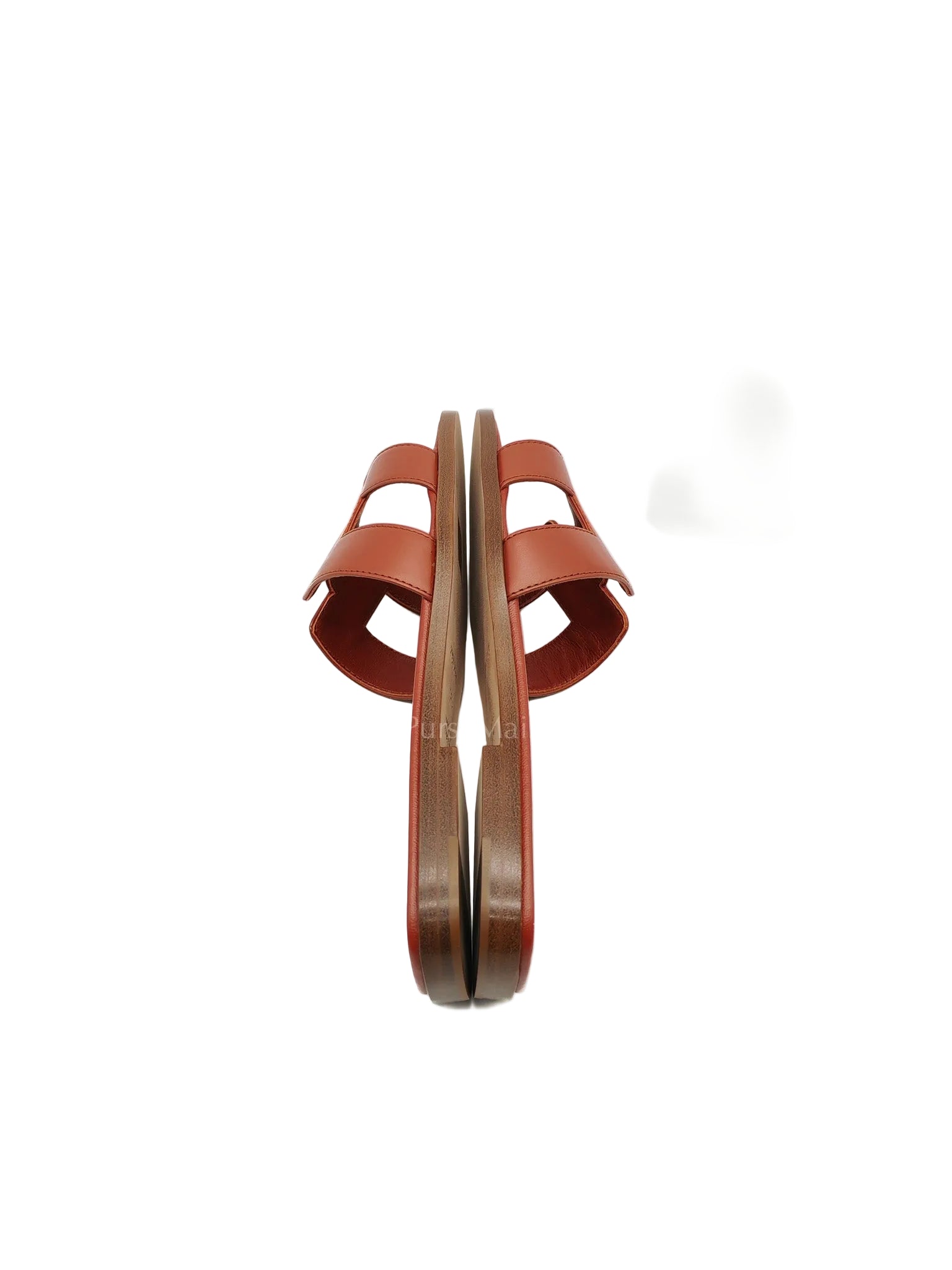 Hermes Oran in Reddish Brown Swift Leather Size 36.5 EU(23cm) | Purse Maison Luxury Bags Shop