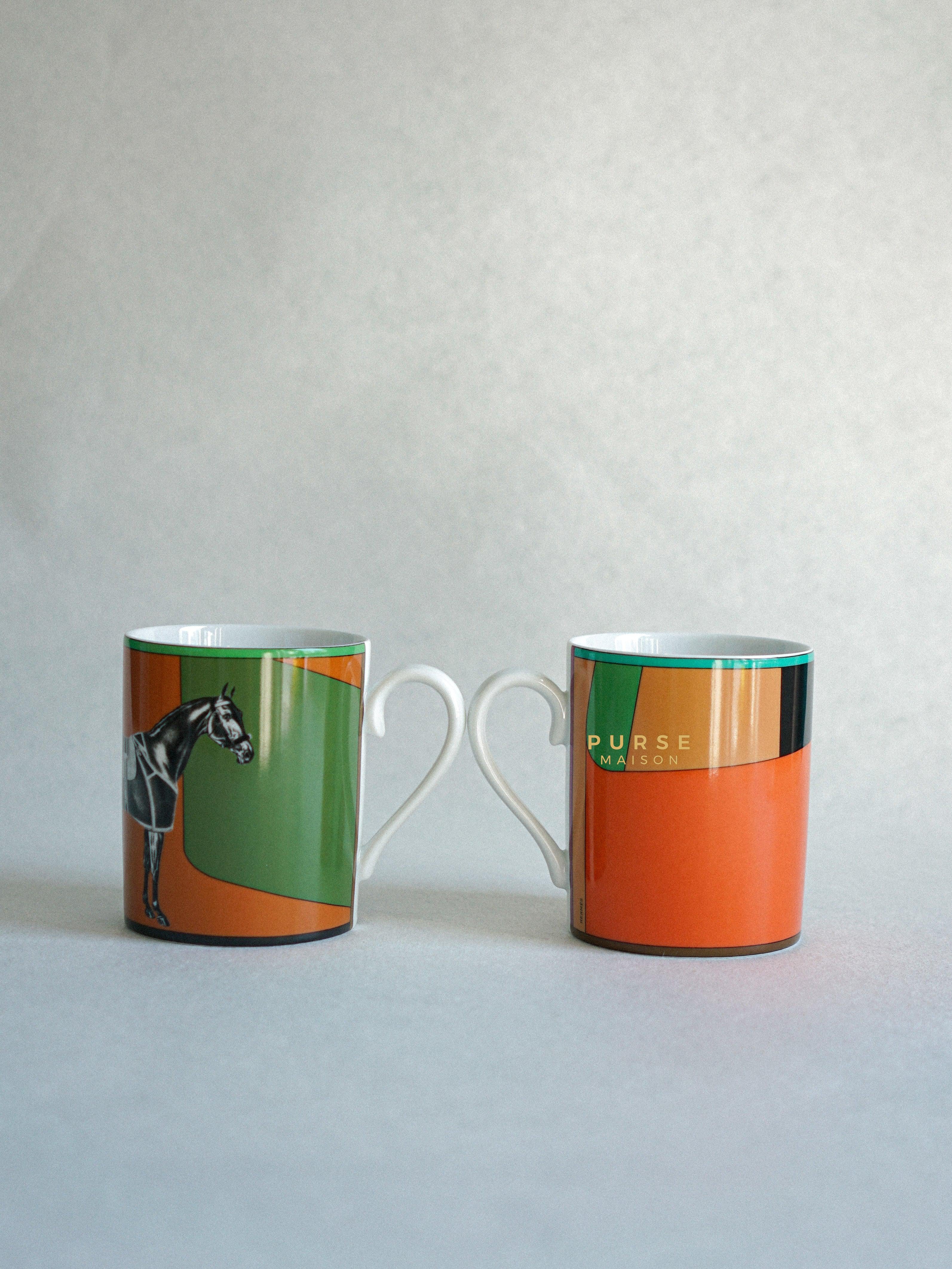 Hermes Passifolia Mug 2 in 1 Set | Purse Maison Luxury Bags Shop