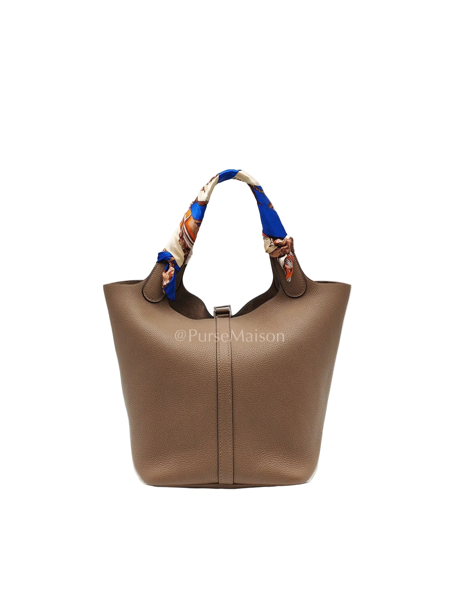 Hermes Picotin 22 in Taurillon Maurice Do Beige De Wei and Palladium Hardware Stamp D (2019) | Purse Maison Luxury Bags Shop